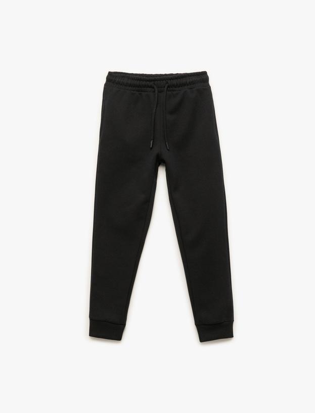 Beli Lastikli Cepli Şardonlu Basic Jogger Eşofman Altı_0