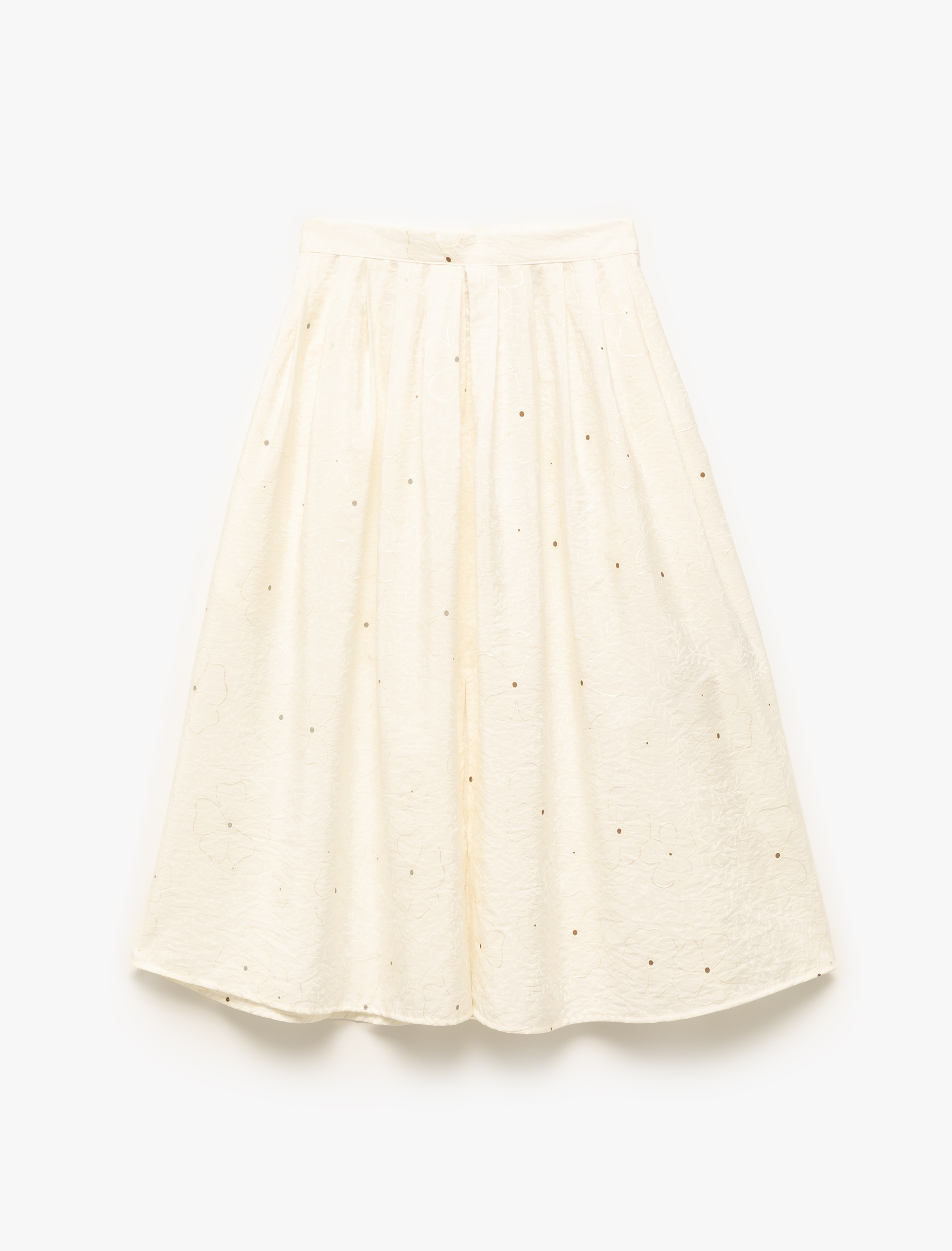  Kız Çocuk A Kesim Pileli Bol Kesim Viskon Midi Etek