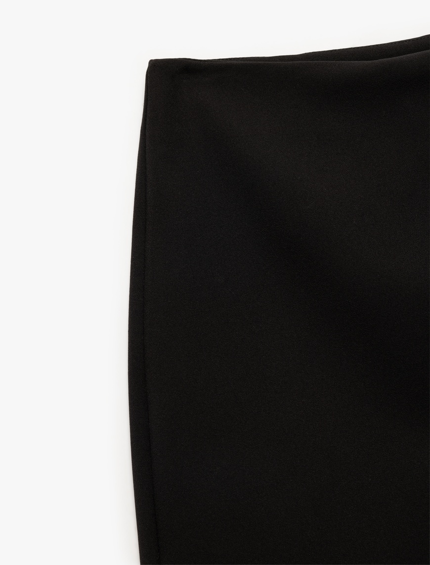   Regular Fit Kruvaze Mini Şort Etek