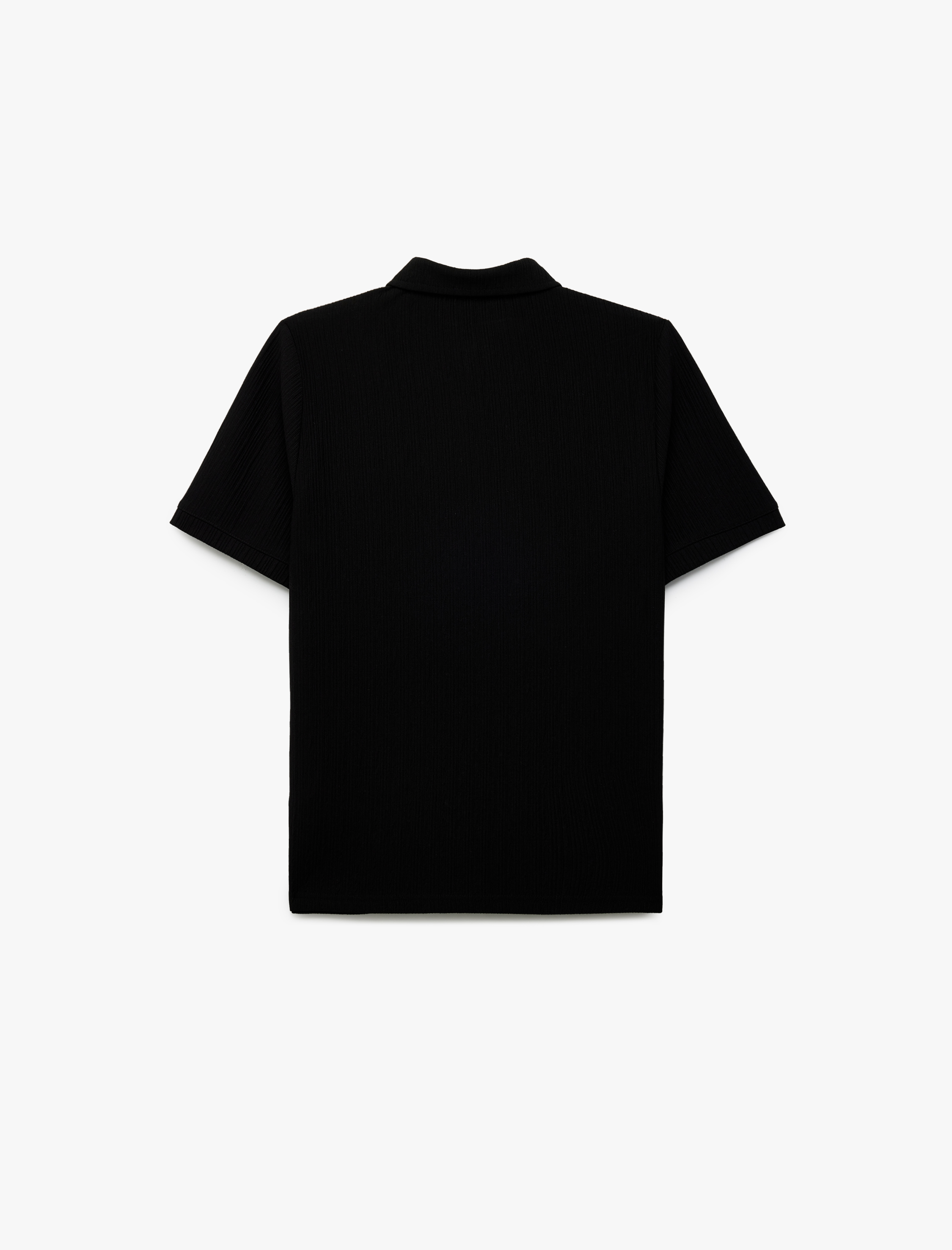   Kısa Kollu Düğmeli Regular Fit Polo Yaka Tişört