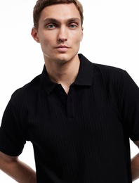 Kısa Kollu Düğmeli Regular Fit Polo Yaka Tişört