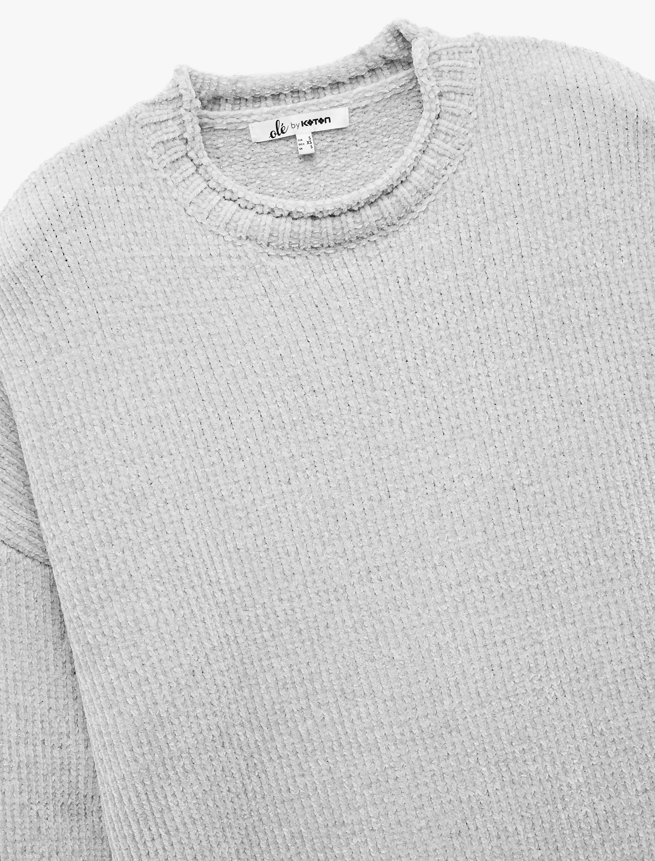   Uzun Kollu Bisiklet Yaka Basic Triko Kazak