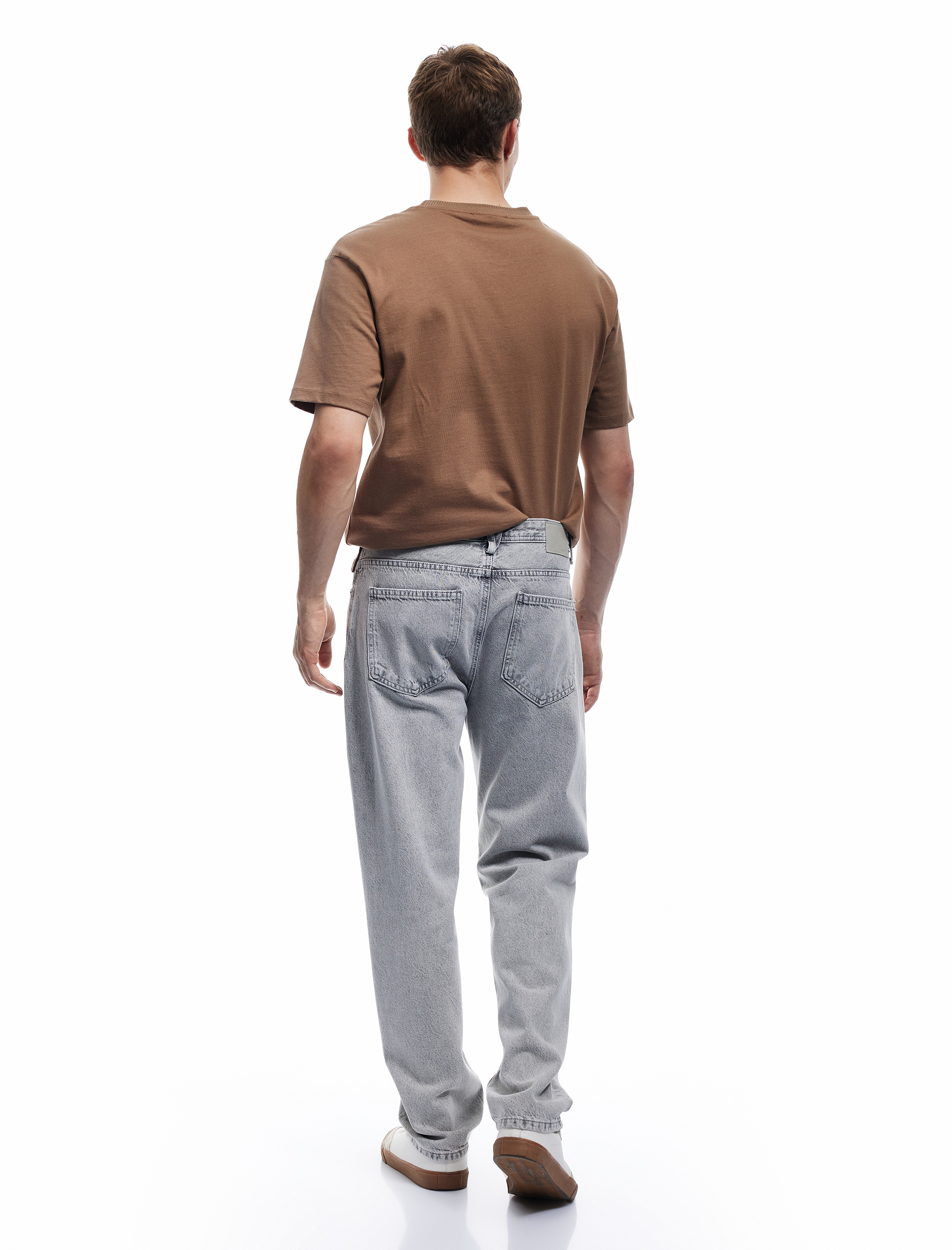   Normal Bel Pamuklu Vintage Straight Fit Jean Pantolon