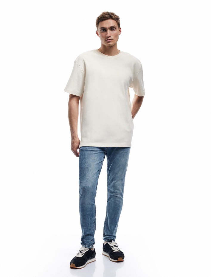  Normal Bel Pamuklu Skinny Fit Jean Pantolon - Michael Jean