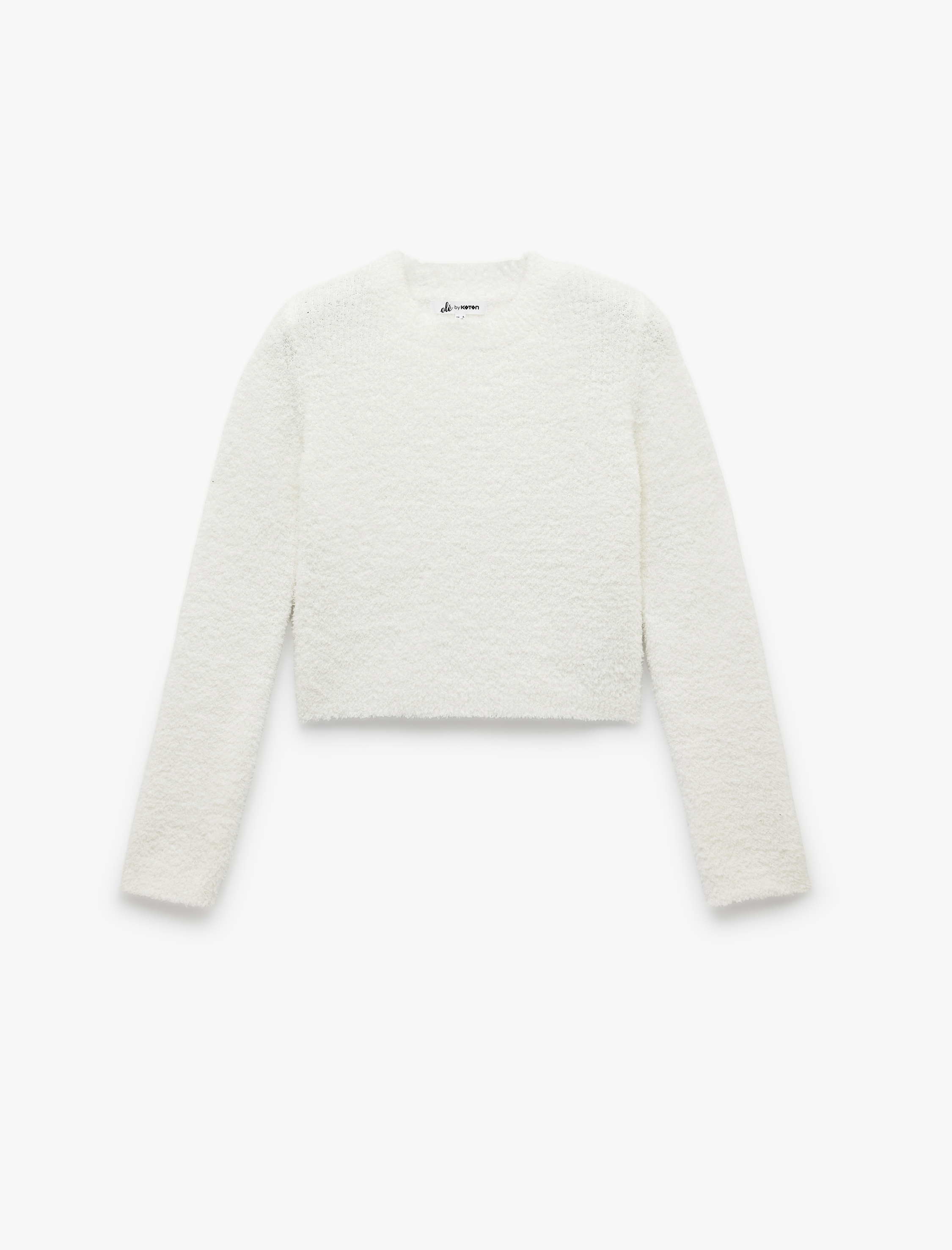   Uzun Kollu Bisiklet Yaka Buklet Triko Kazak