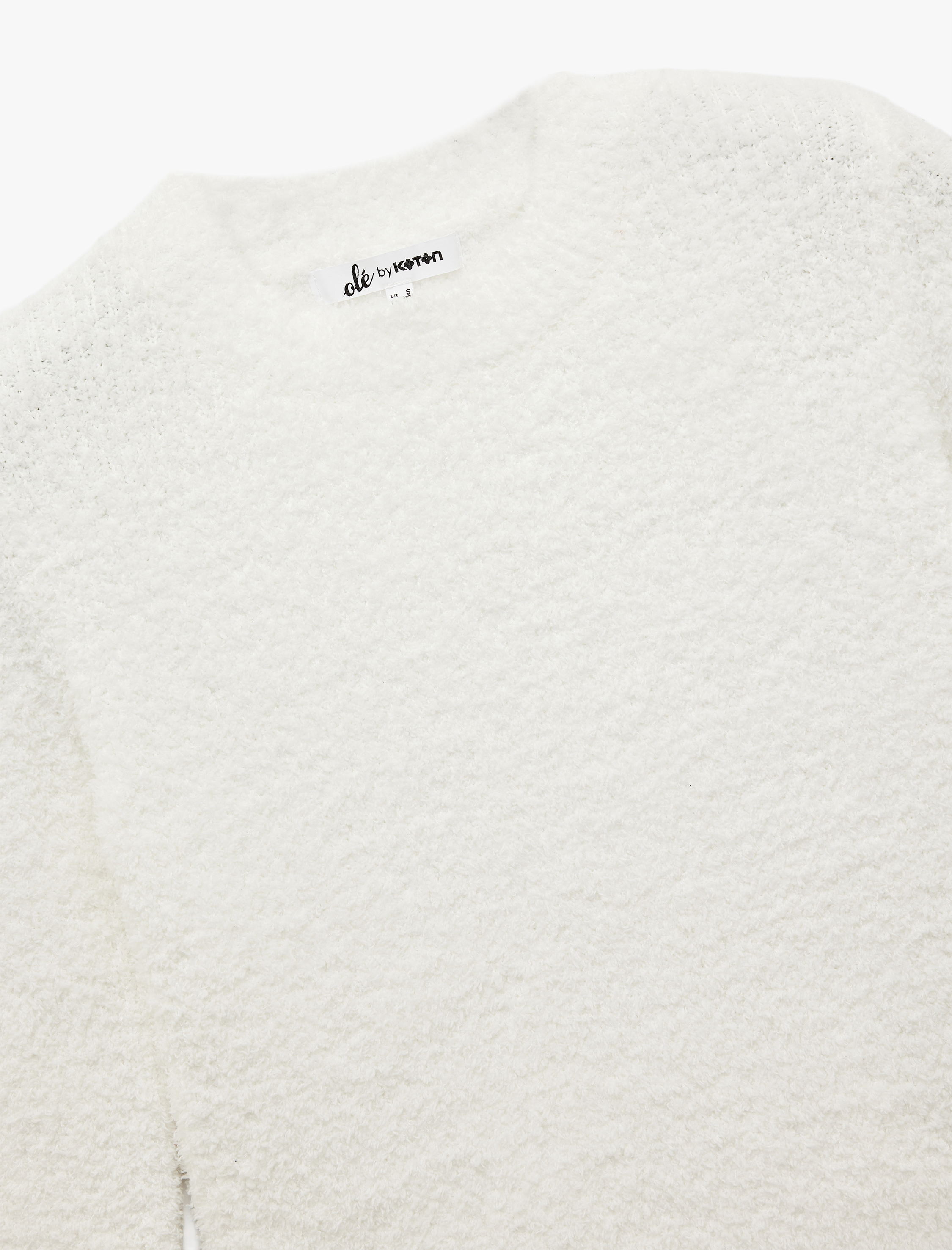   Uzun Kollu Bisiklet Yaka Buklet Triko Kazak