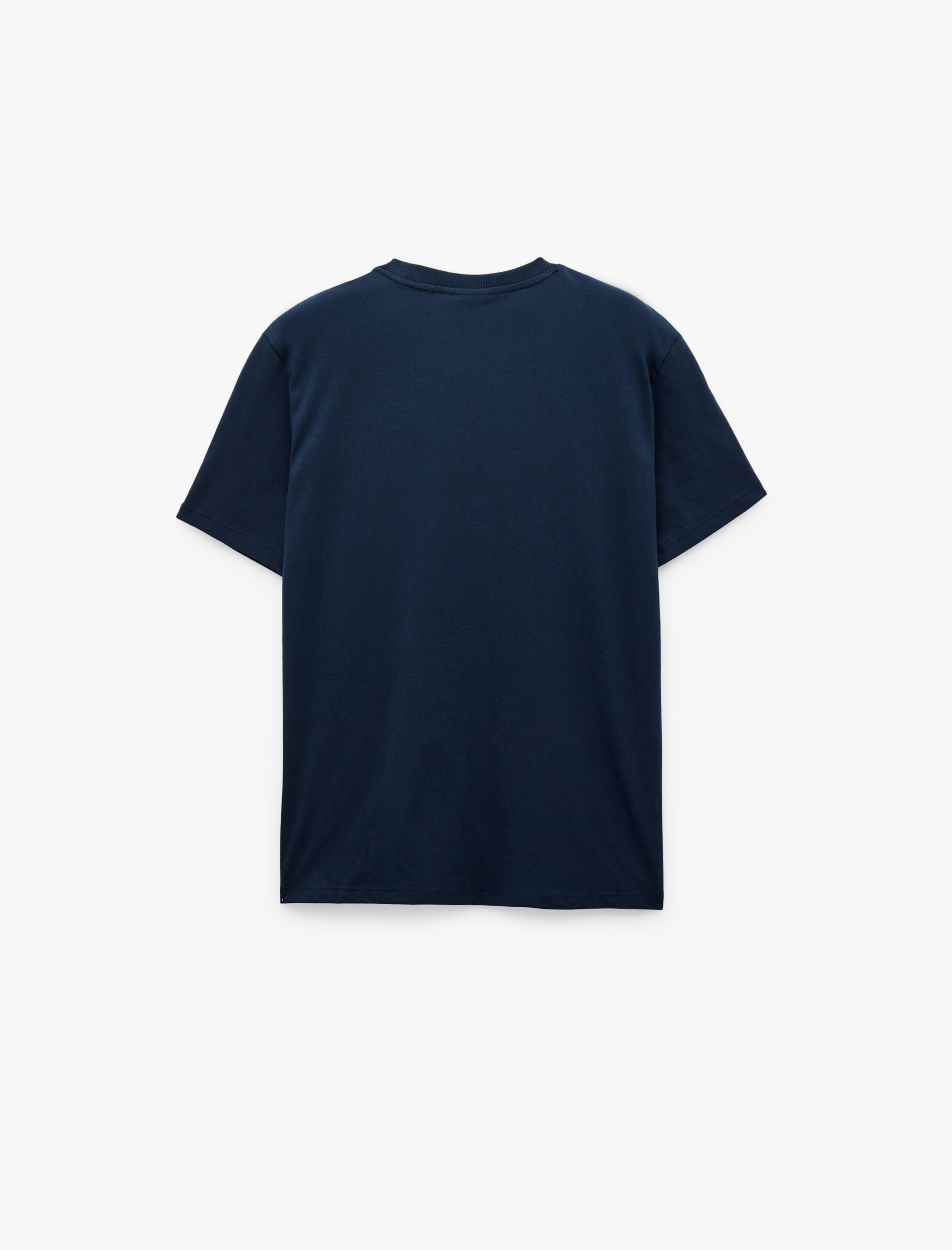   Kısa Kollu Bisiklet Yaka Regular Fit Renk Kontrastlı Pamuklu Baskılı Lisanslı Yale Tişört