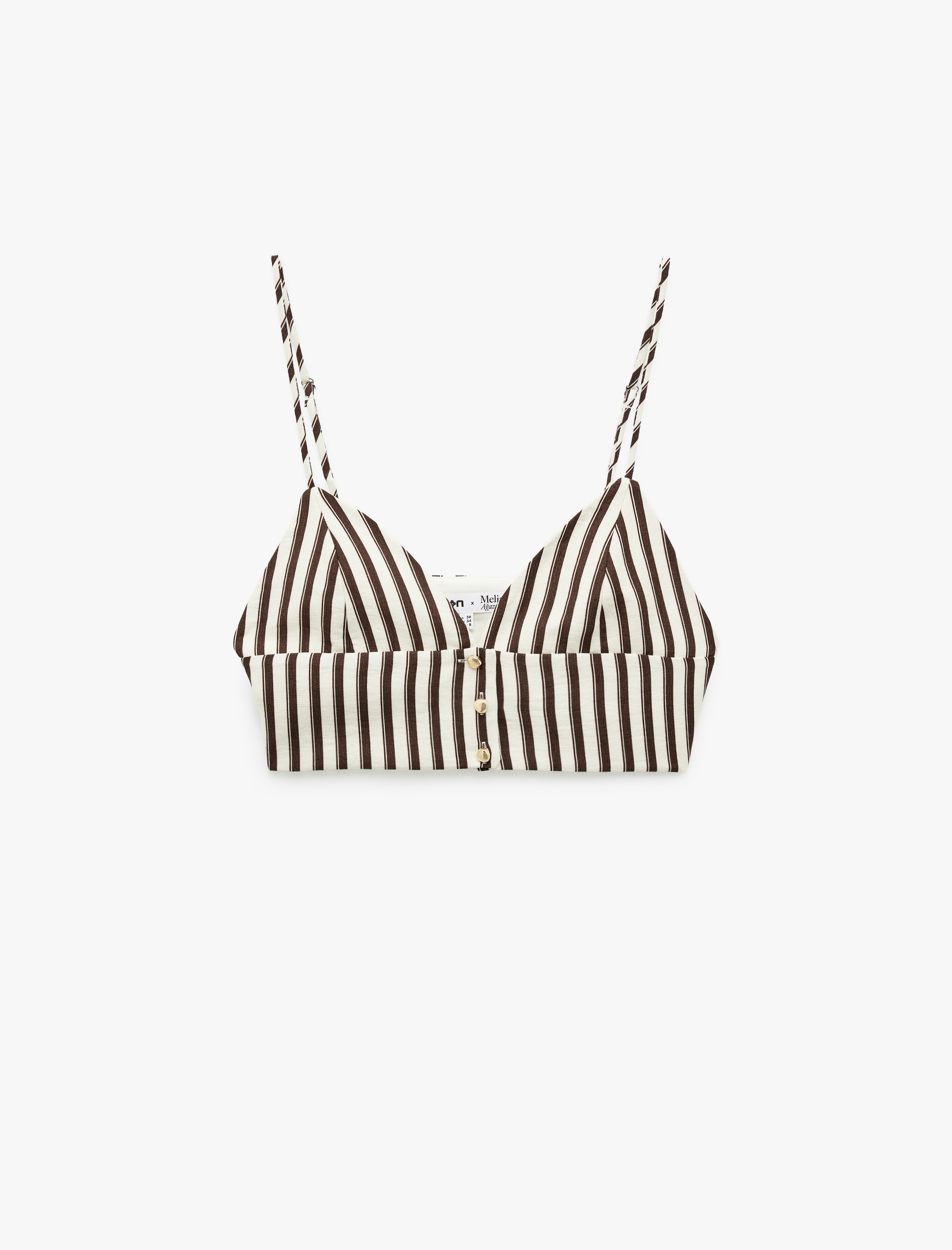   Koton X Melis Ağazat - Viskon Kumaş Astarlı İnce Askılı Büstiyer