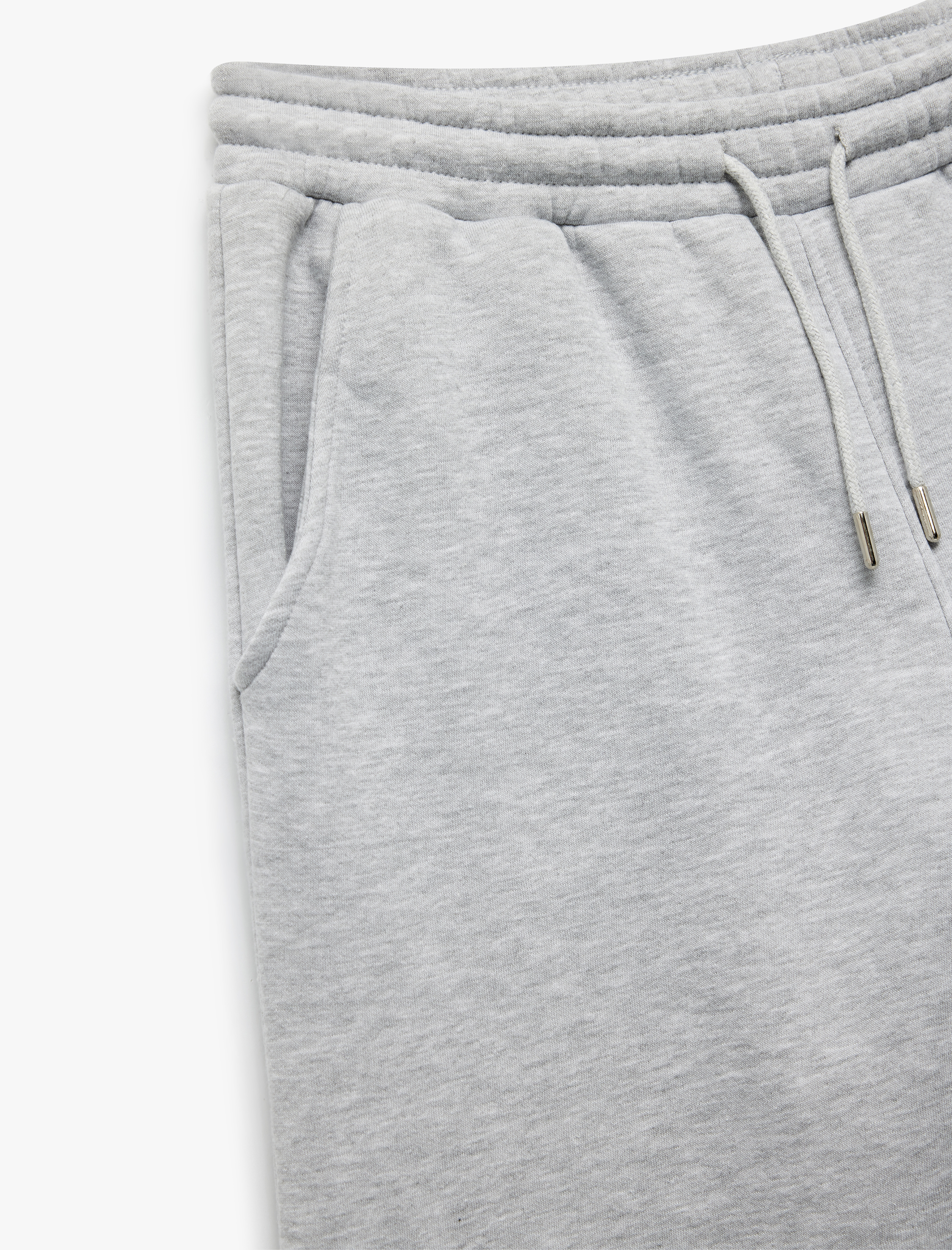   Cep Detaylı Beli Bağcıklı Şardonlu Jogger Spor Eşofman Altı