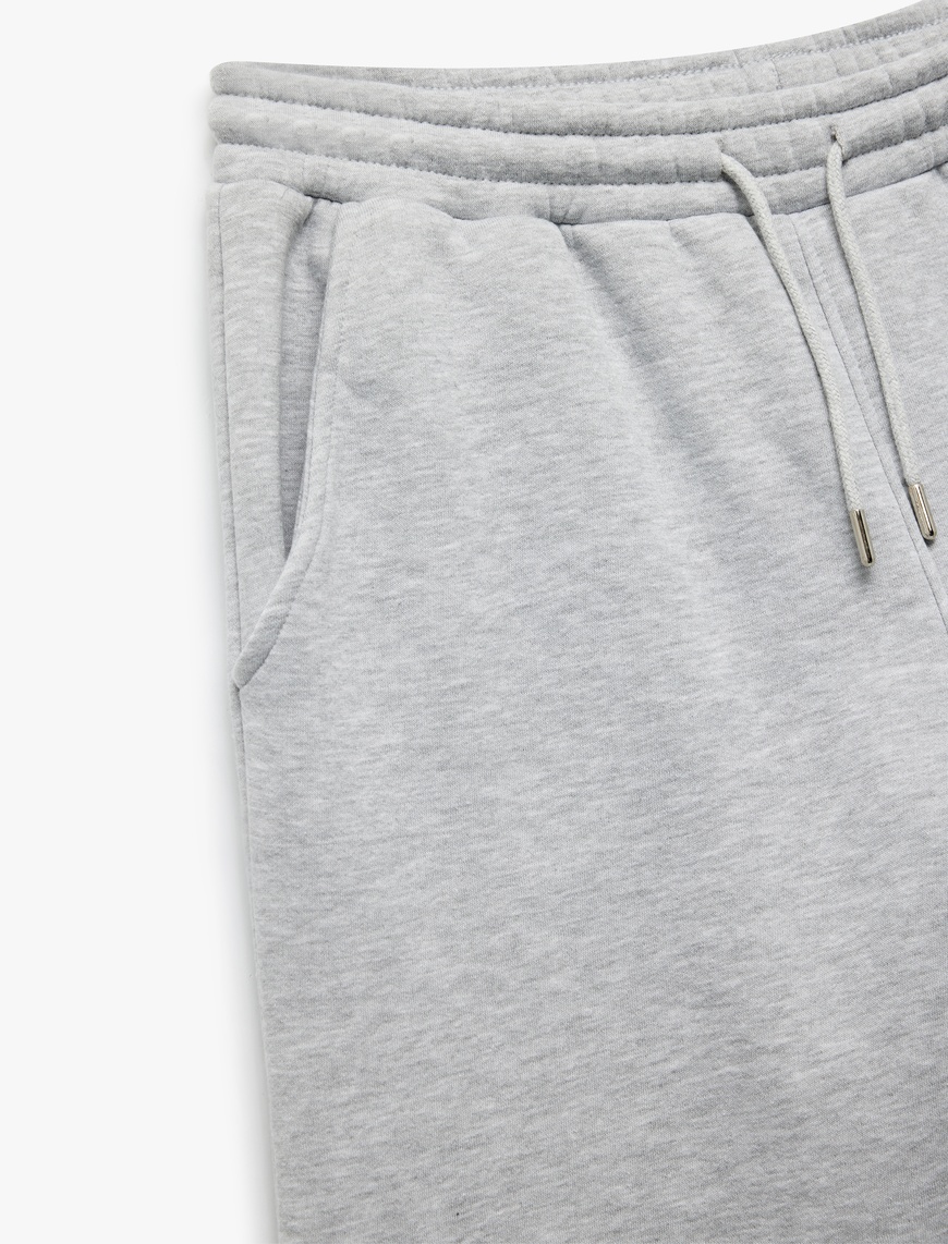   Cep Detaylı Beli Bağcıklı Jogger Spor Eşofman Altı