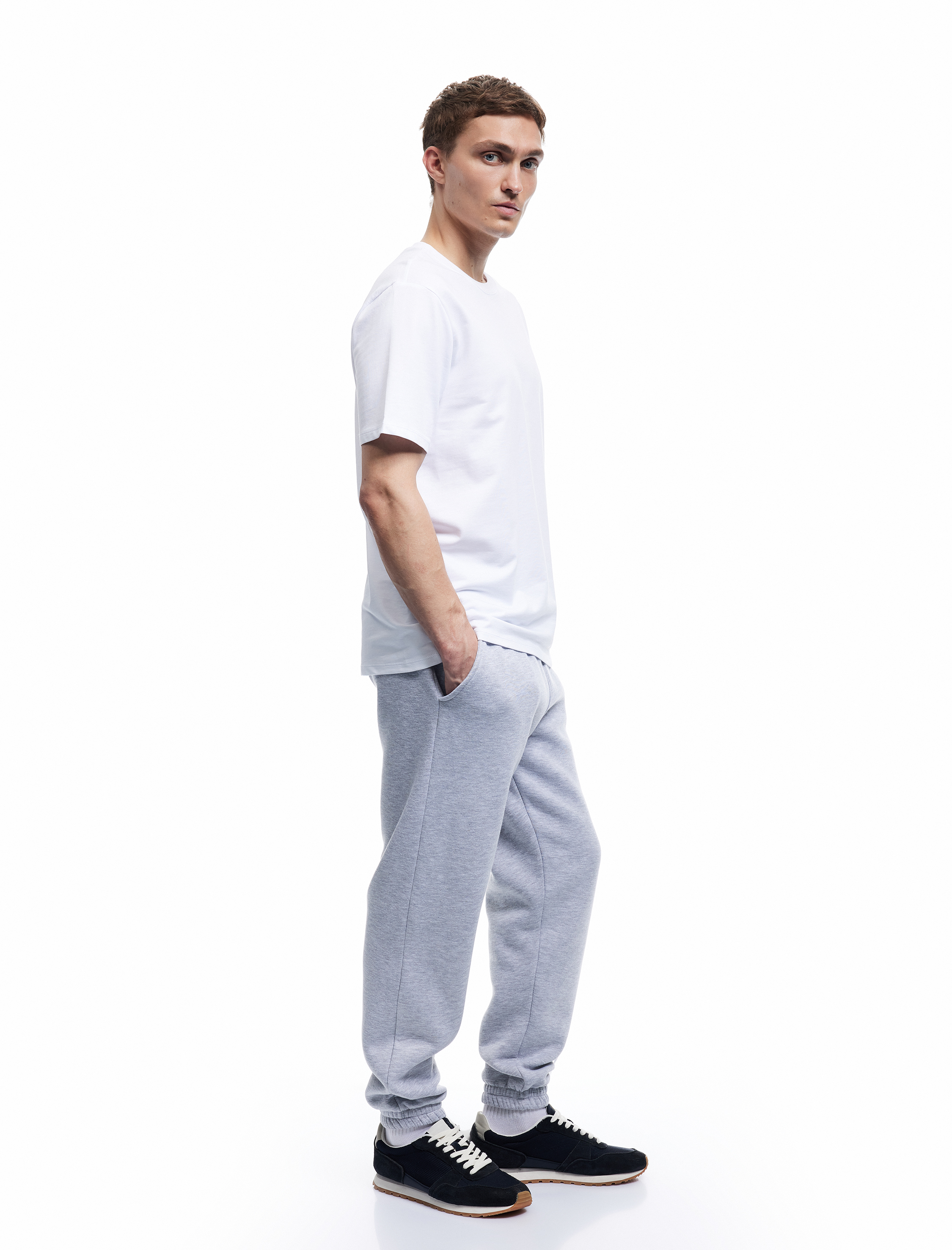   Cep Detaylı Beli Bağcıklı Şardonlu Jogger Spor Eşofman Altı