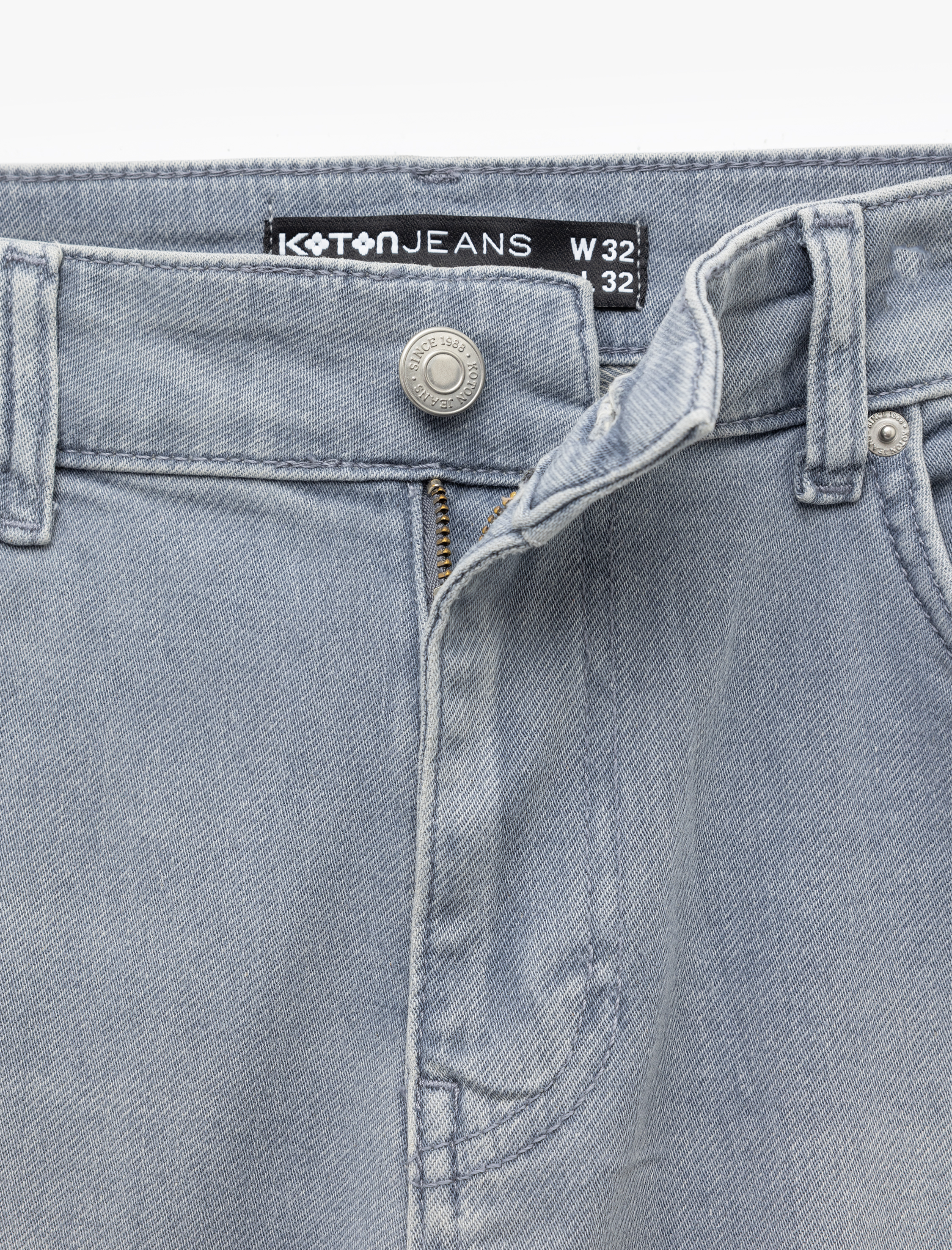 Normal Bel Cepli Slim Fit Jean Pantolon - Brad Jean