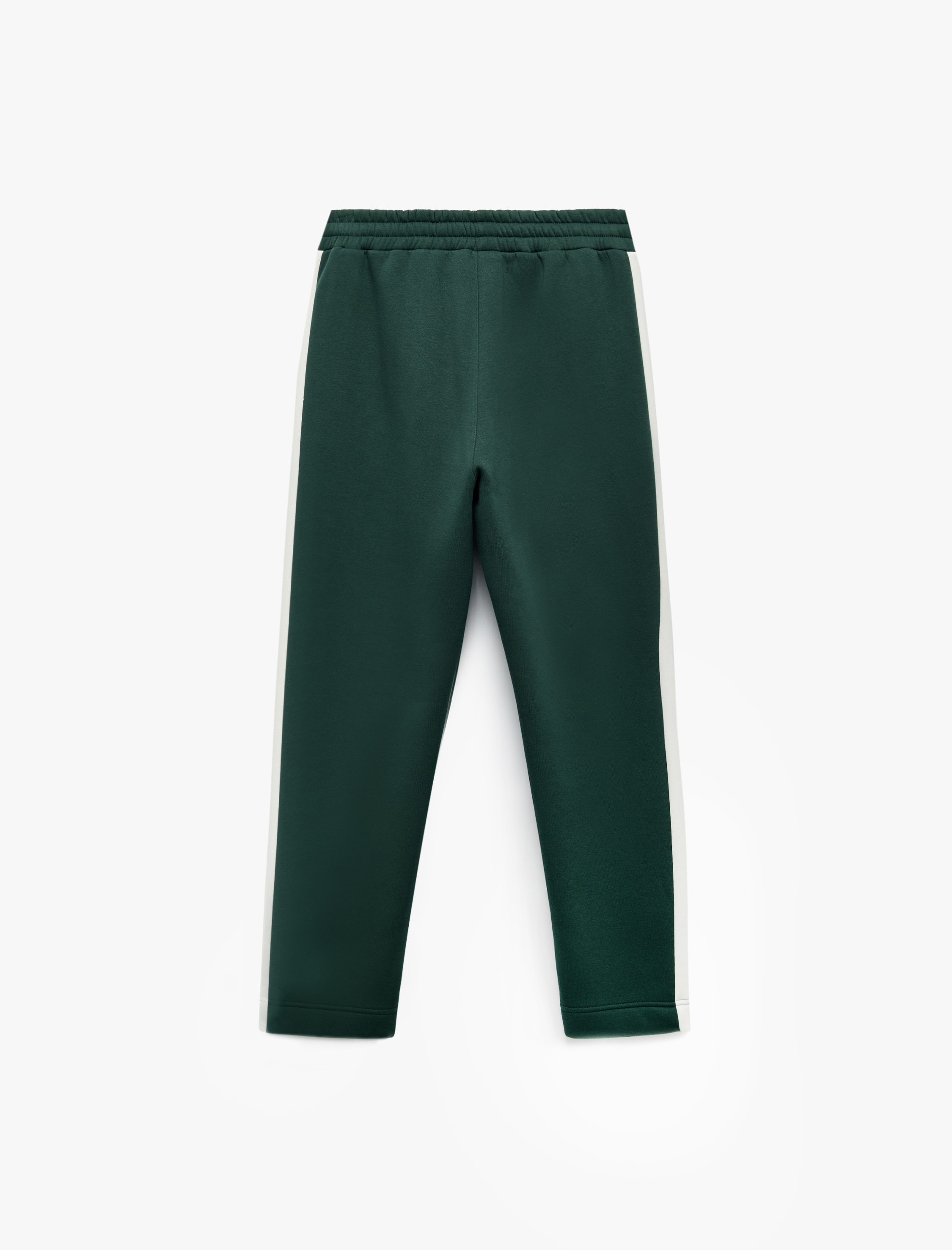   Şardonlu Cep Detaylı Renk Kontrastlı Beli Lastikli Kışlık Eşofman Altı