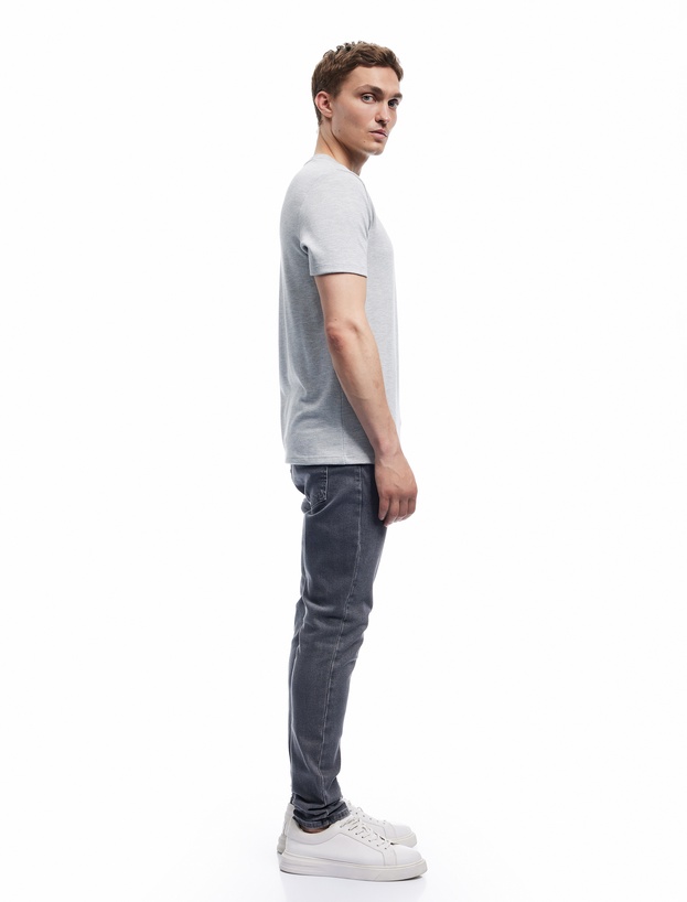 Normal Bel Pamuklu Skinny Fit Jean Pantolon - Michael Jean_1
