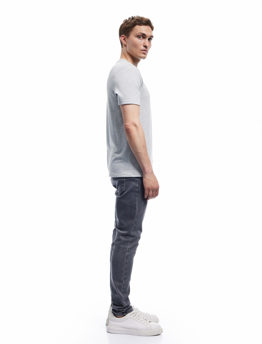   Normal Bel Pamuklu Skinny Fit Jean Pantolon - Michael Jean