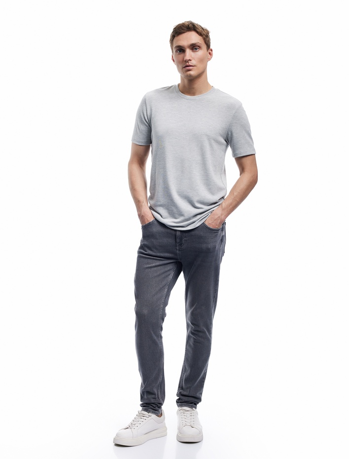  Normal Bel Pamuklu Skinny Fit Jean Pantolon - Michael Jean