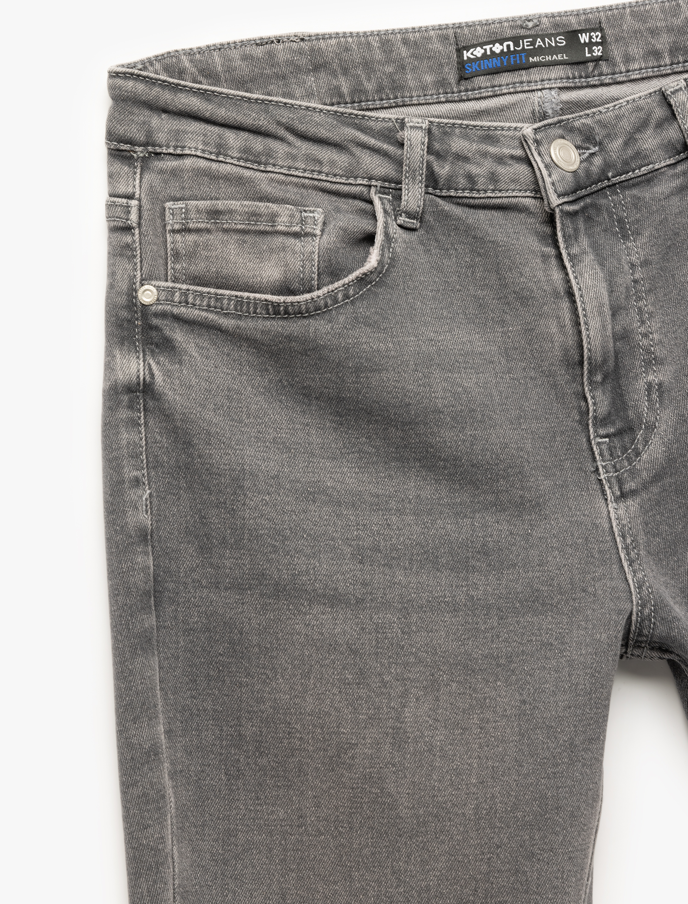   Normal Bel Pamuklu Skinny Fit Jean Pantolon - Michael Jean