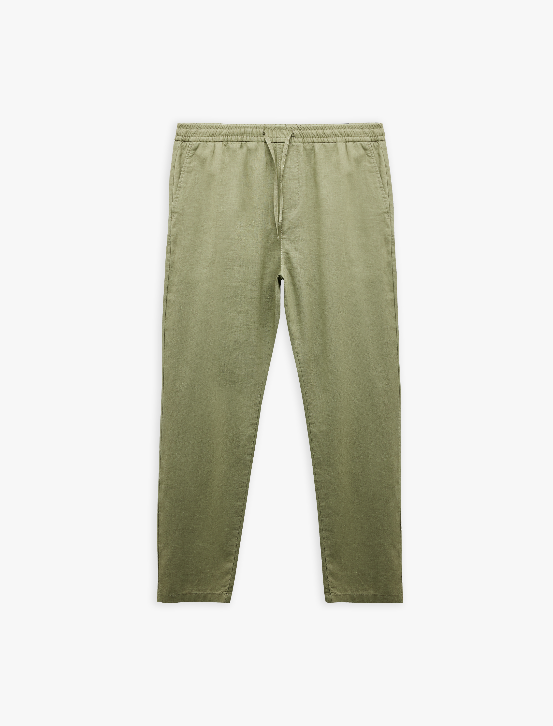   Cep Detaylı Regular Fit Beli Bağcıklı Pantolon