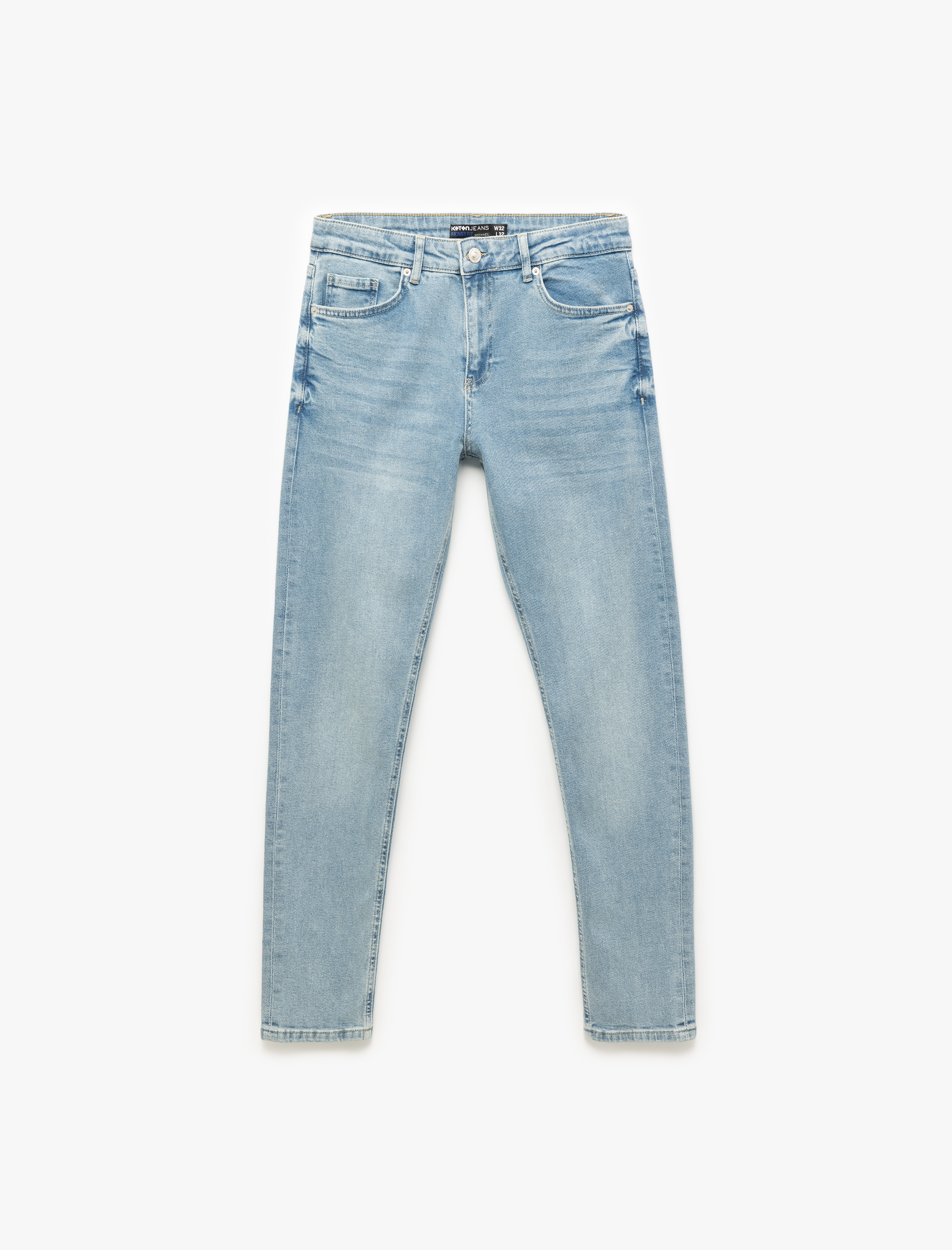   Pamuklu Normal Bel Skinny Fit Jean Pantolon - Michael Jean