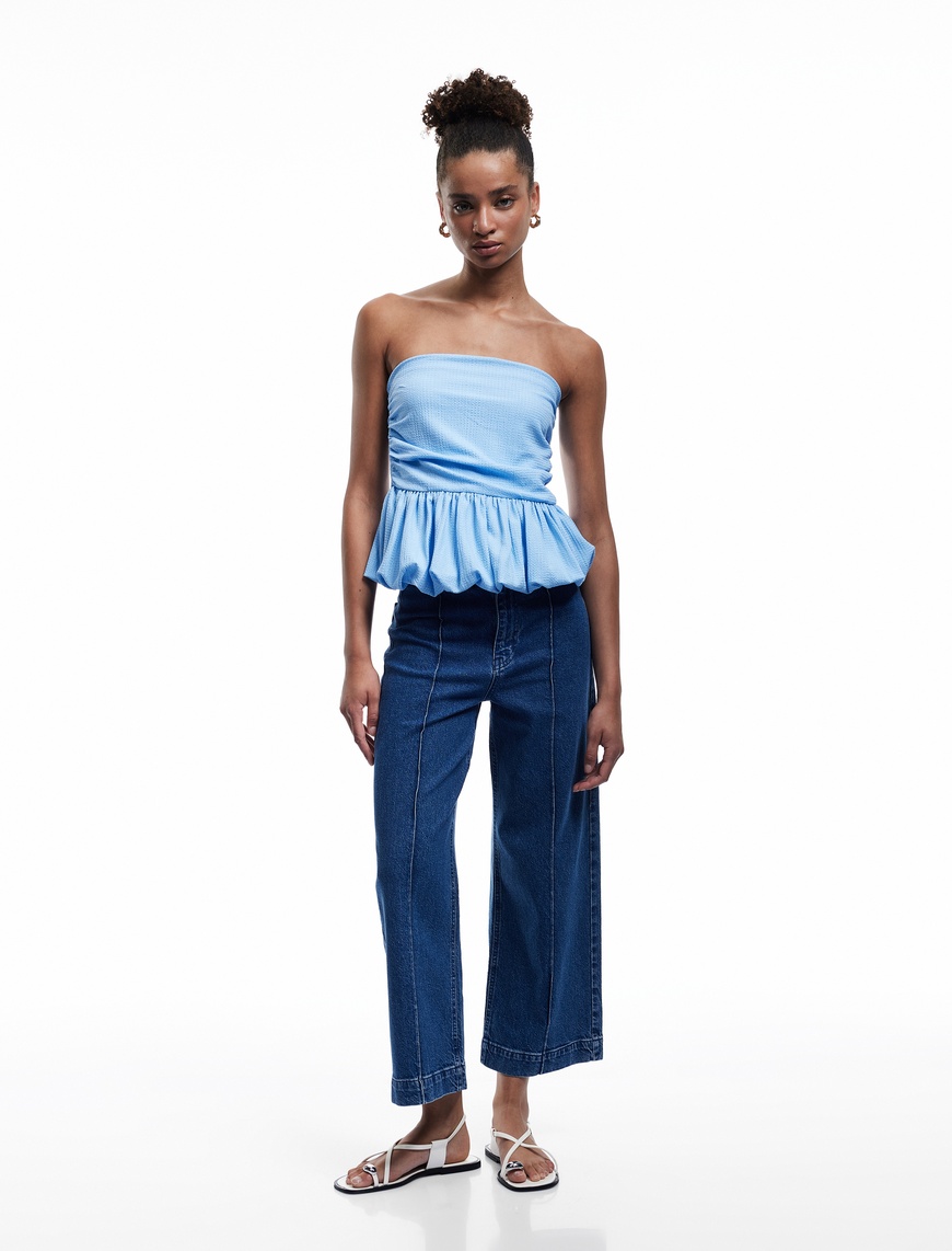   Wide Leg Jeans
