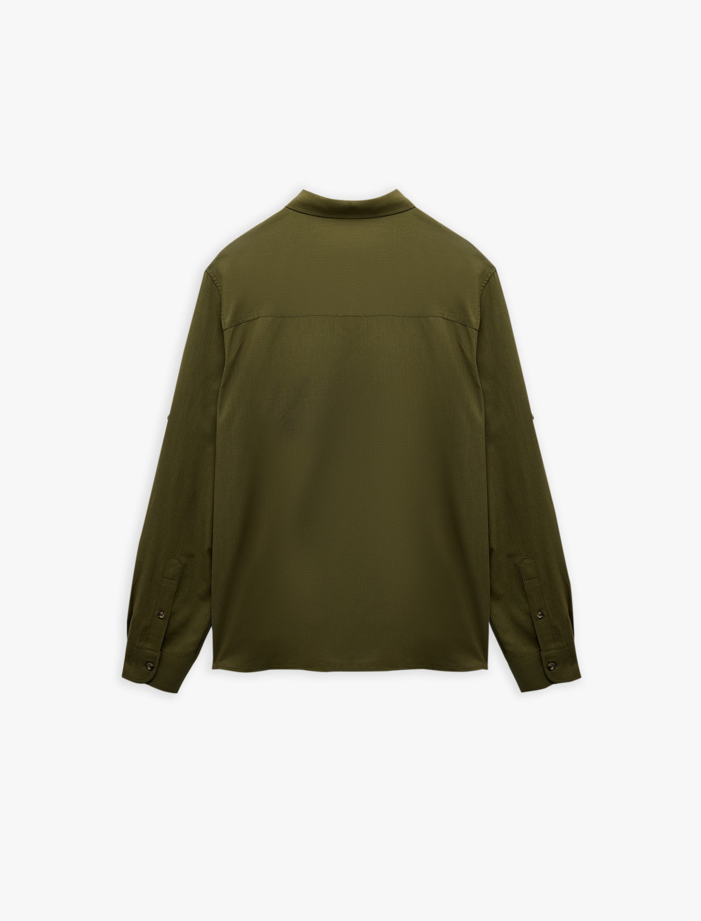   Pamuklu Regular Fit Klasik Yaka Uzun Kollu Gömlek