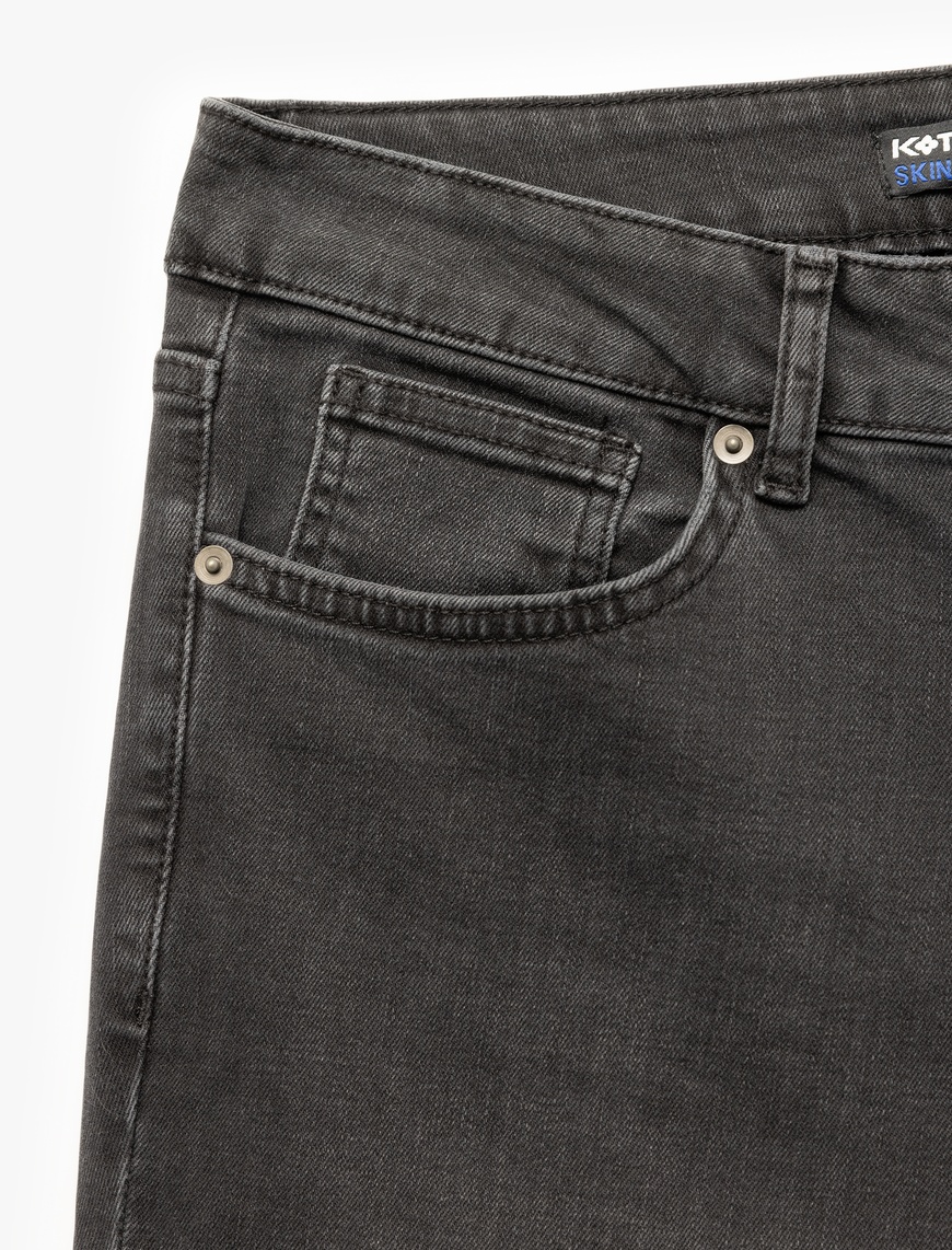   Normal Bel Pamuklu Skinny Fit Jean Pantolon - Michael Jean