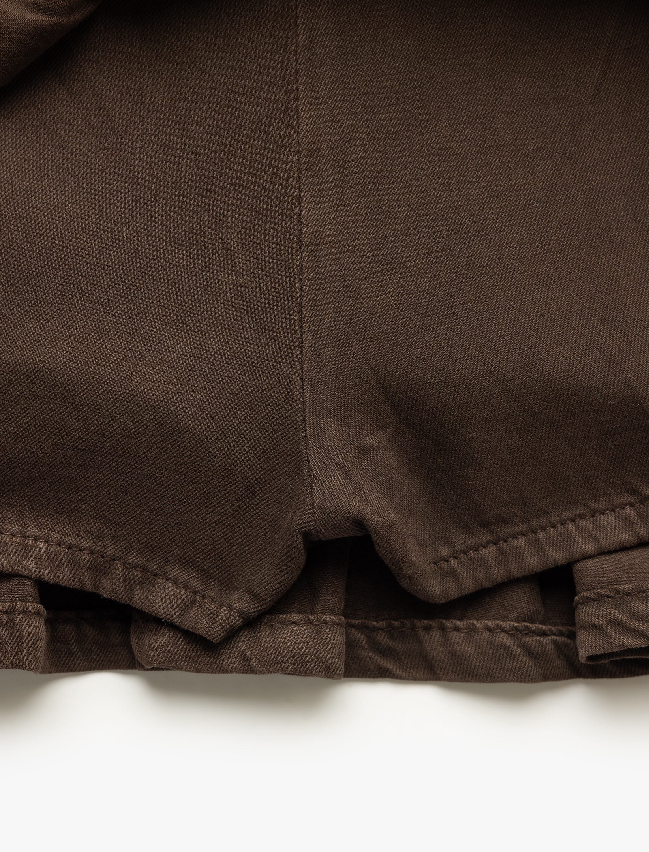   Pamuklu Fermuarlı Pileli Mini Şort Etek