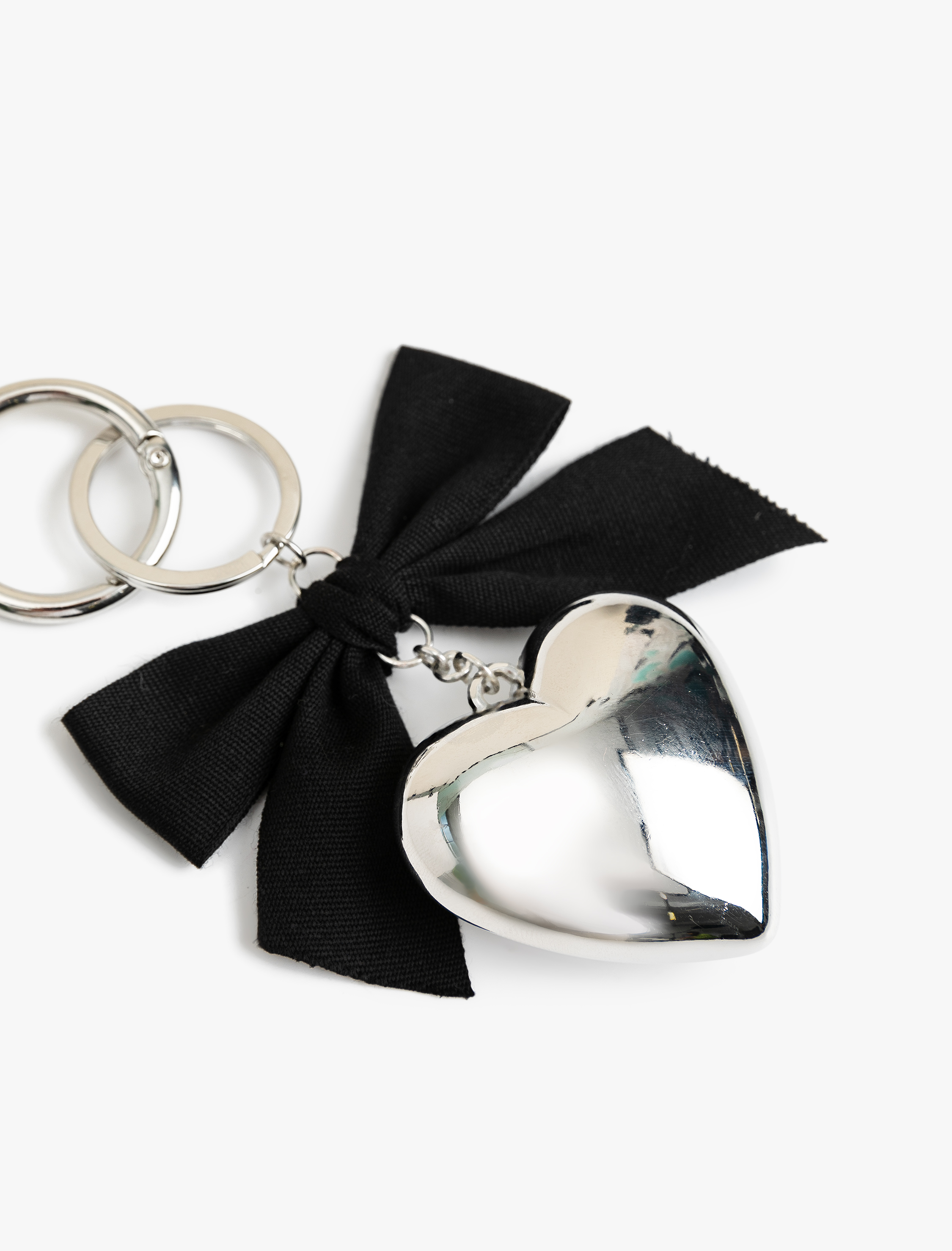  Kadın Fiyonklu Kalpli Anahtarlık