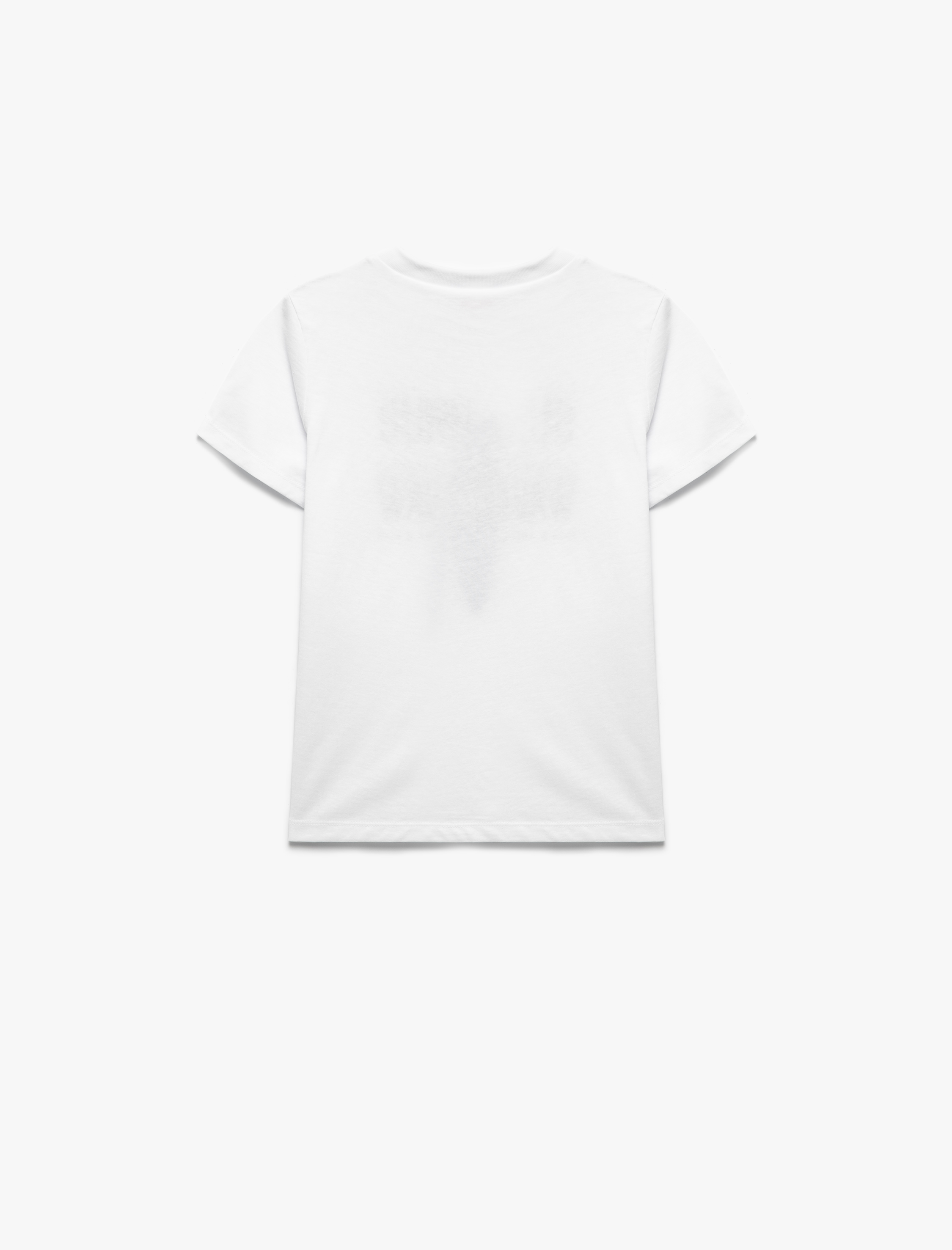  Erkek Çocuk Pamuklu Bisiklet Yaka Kısa Kollu Baskılı Tişört