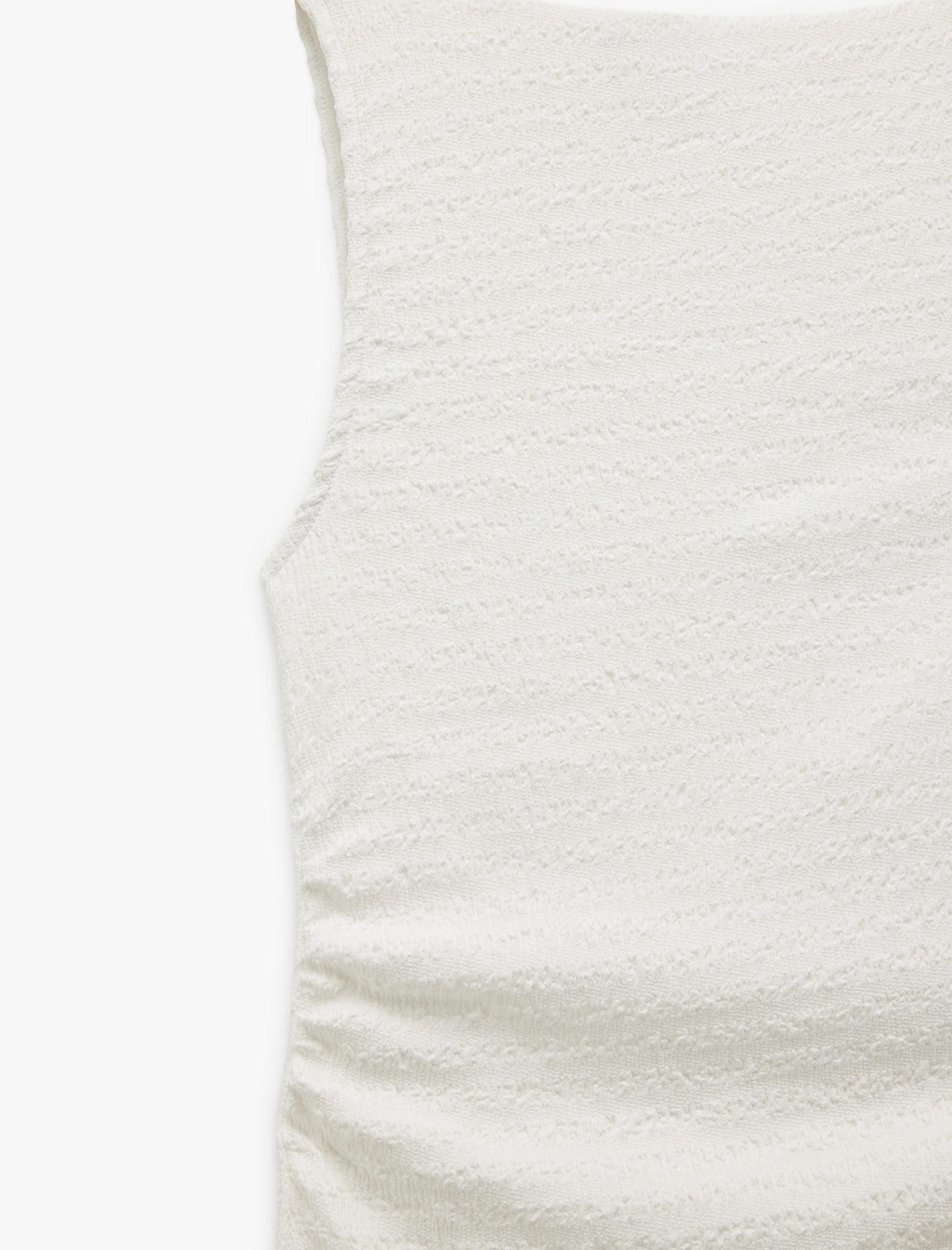   Kolsuz Büzgülü Midi Elbise