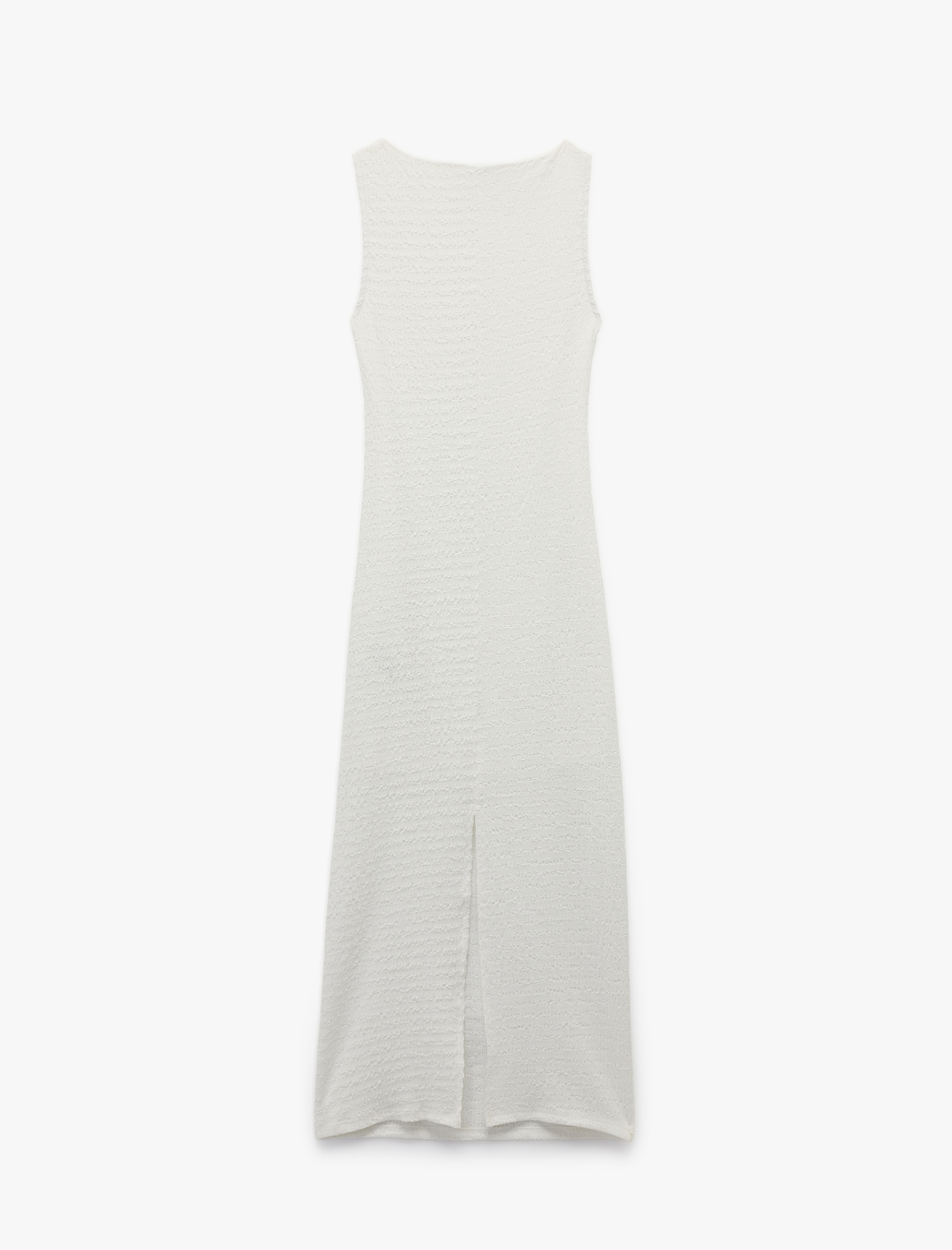   Kolsuz Büzgülü Midi Elbise