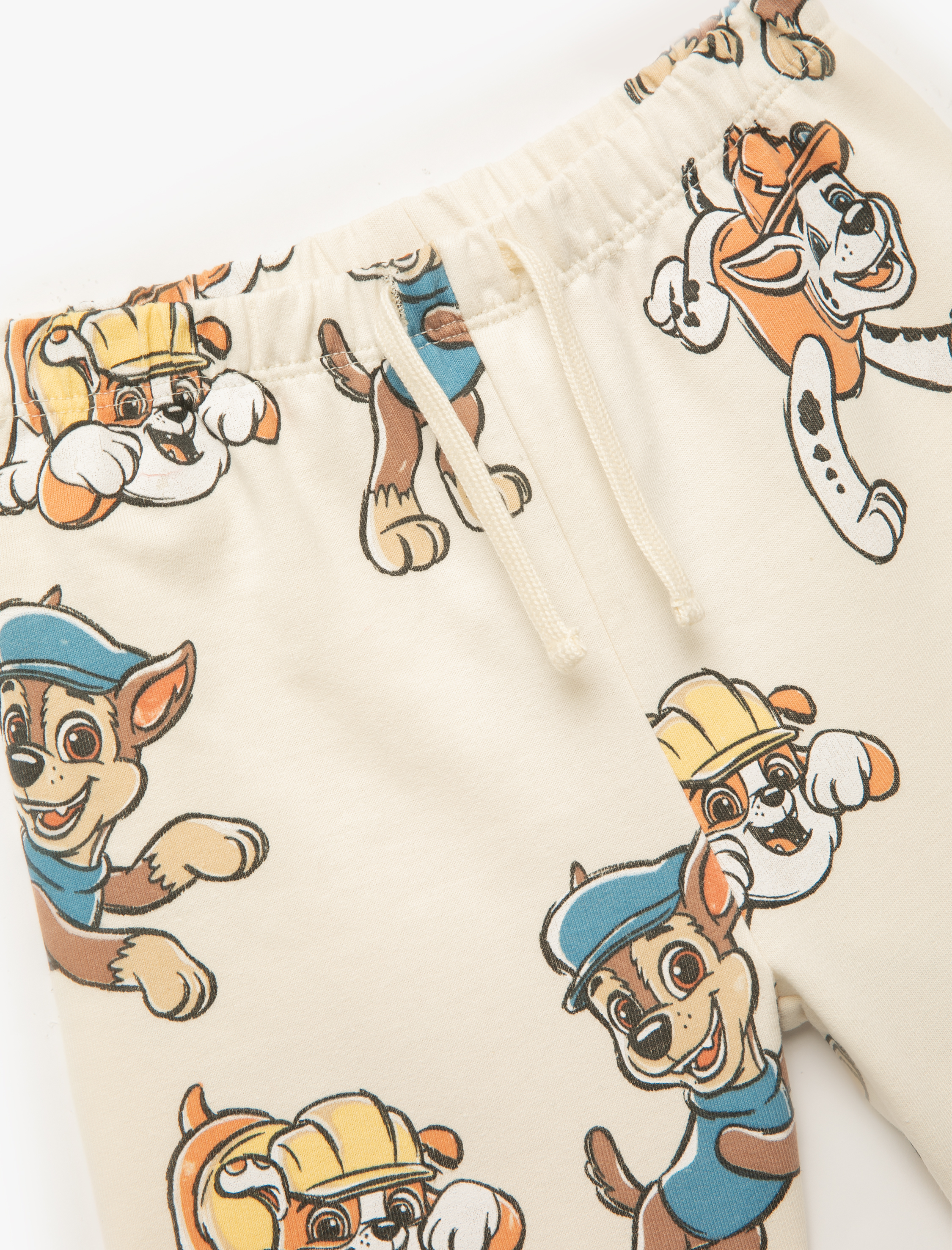  Erkek Bebek Lisanslı  Beli Lastikli Paw Patrol Baskılı Pamuklu Şort