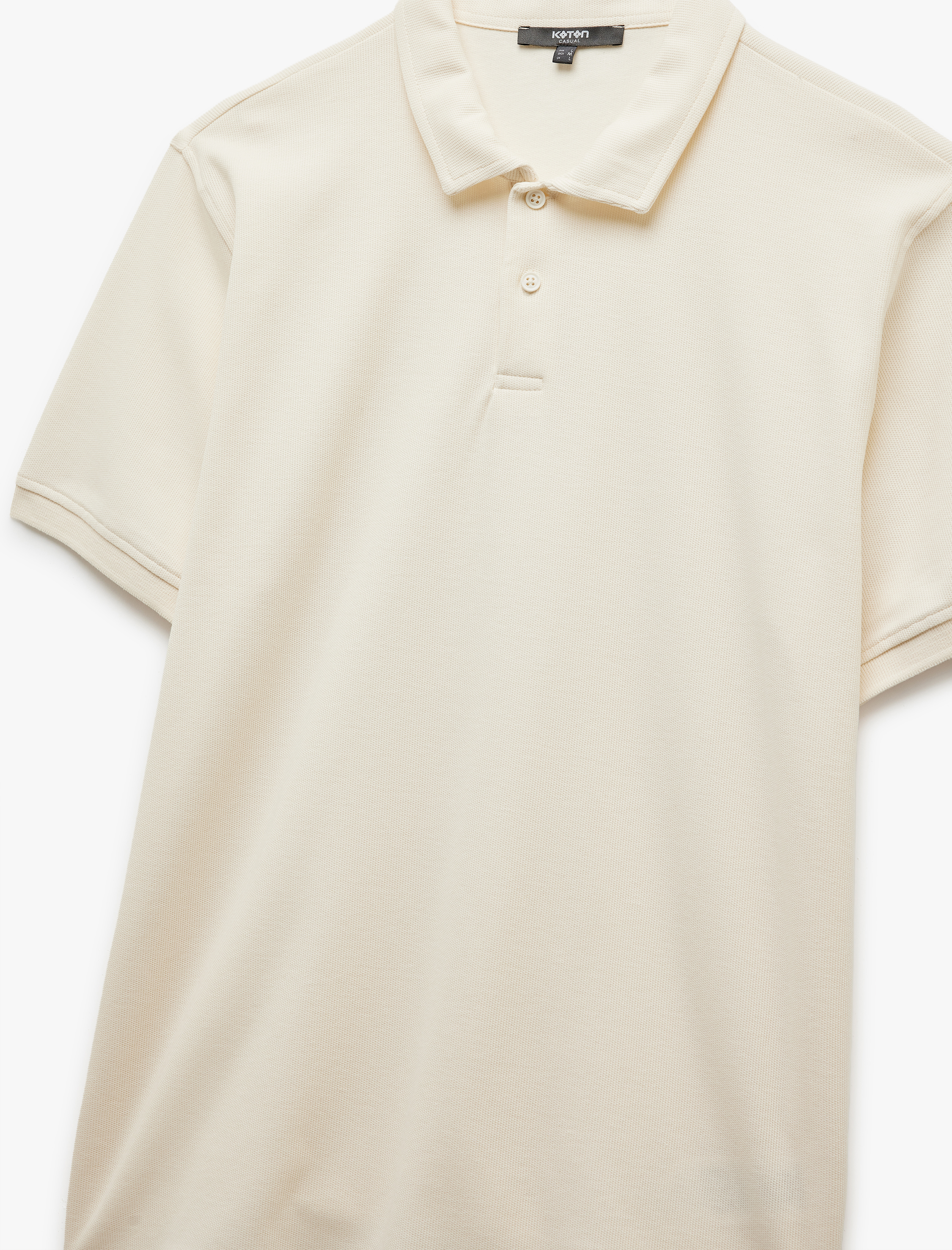   Pamuklu Düğmeli Regular Fit Kısa Kollu Polo Yaka Tişört