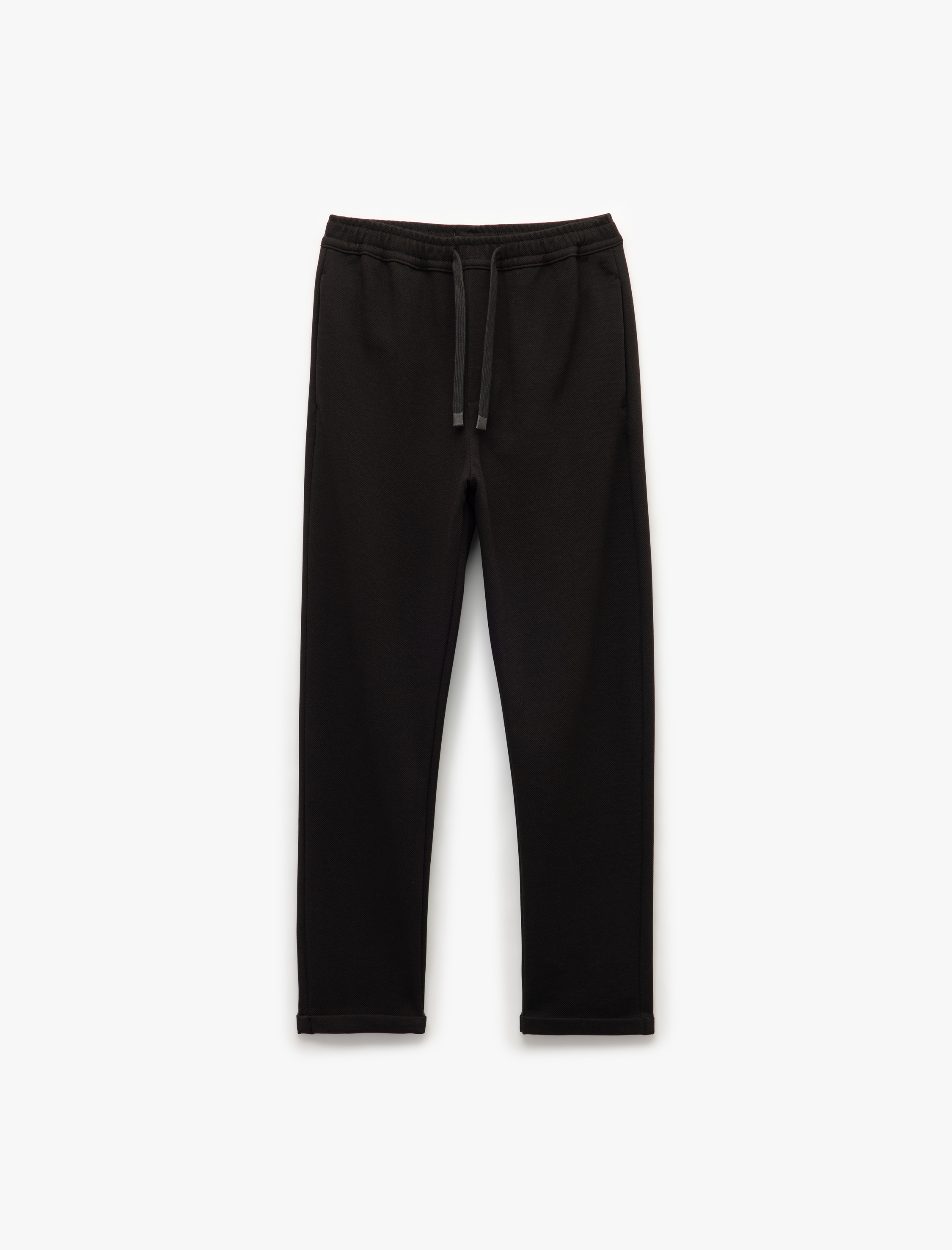   Cep Detaylı Katlamalı Paça Rahat Kesim Beli Bağcıklı Pantolon