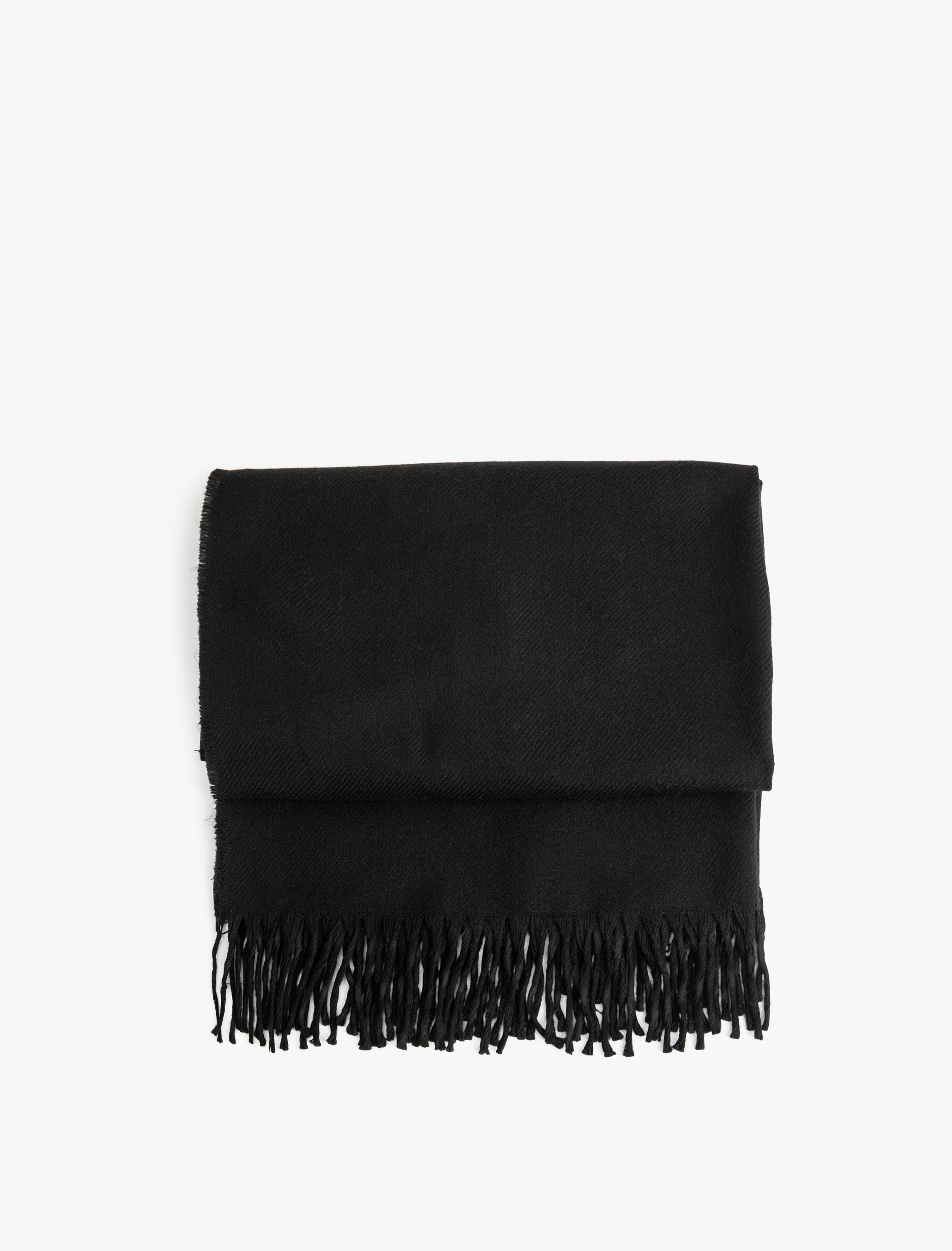  Kadın Püskül Detaylı Uzun Atkı