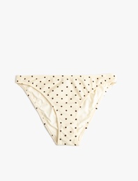 Puantiye Desenli Bikini Altı