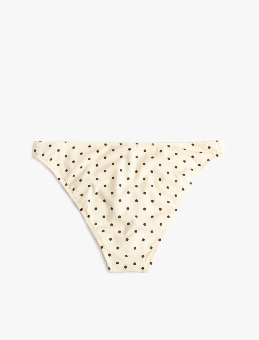   Puantiye Desenli Bikini Altı