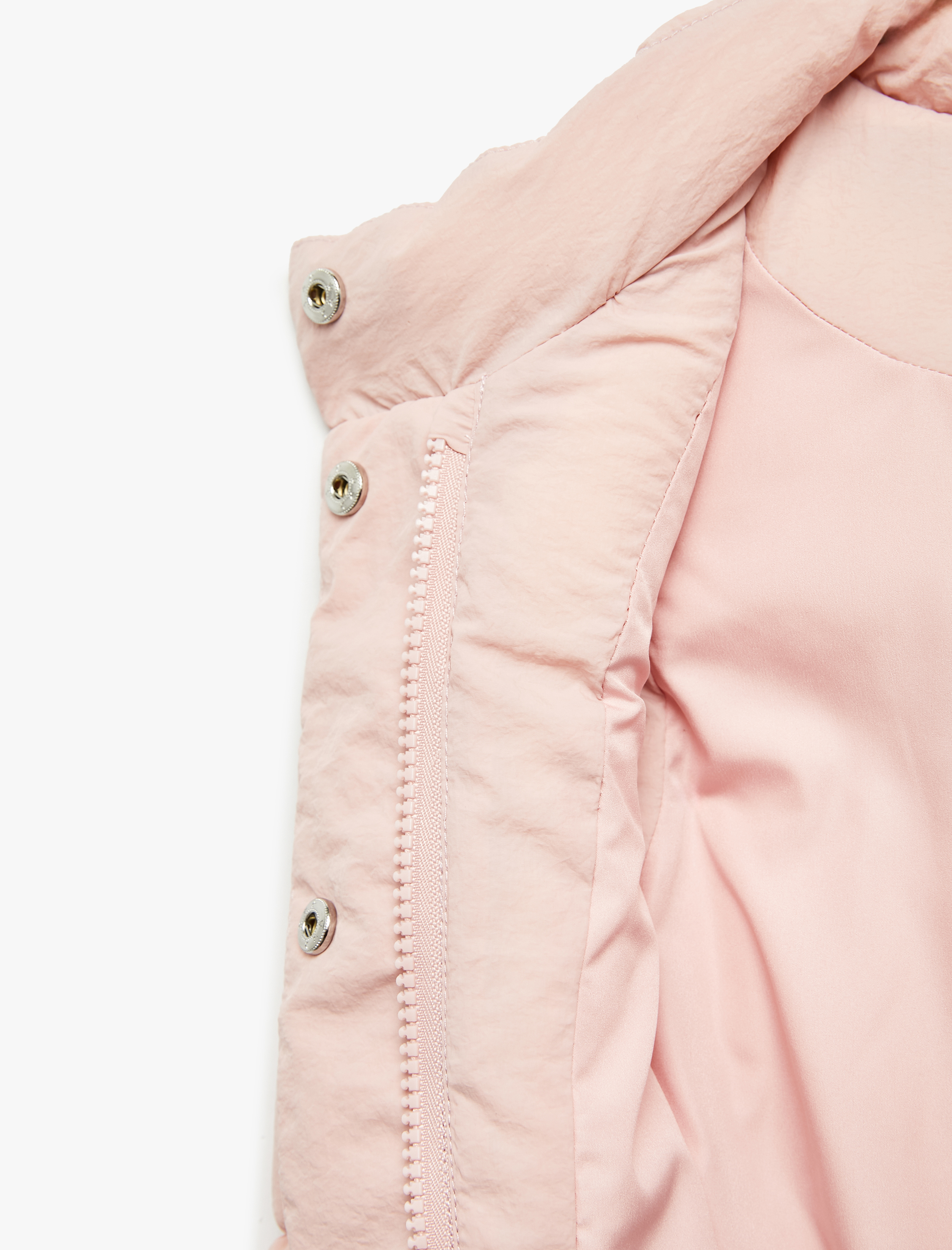  Kız Bebek Dik Yaka Kolsuz Çıtçıt Kapamalı Şişme Yelek