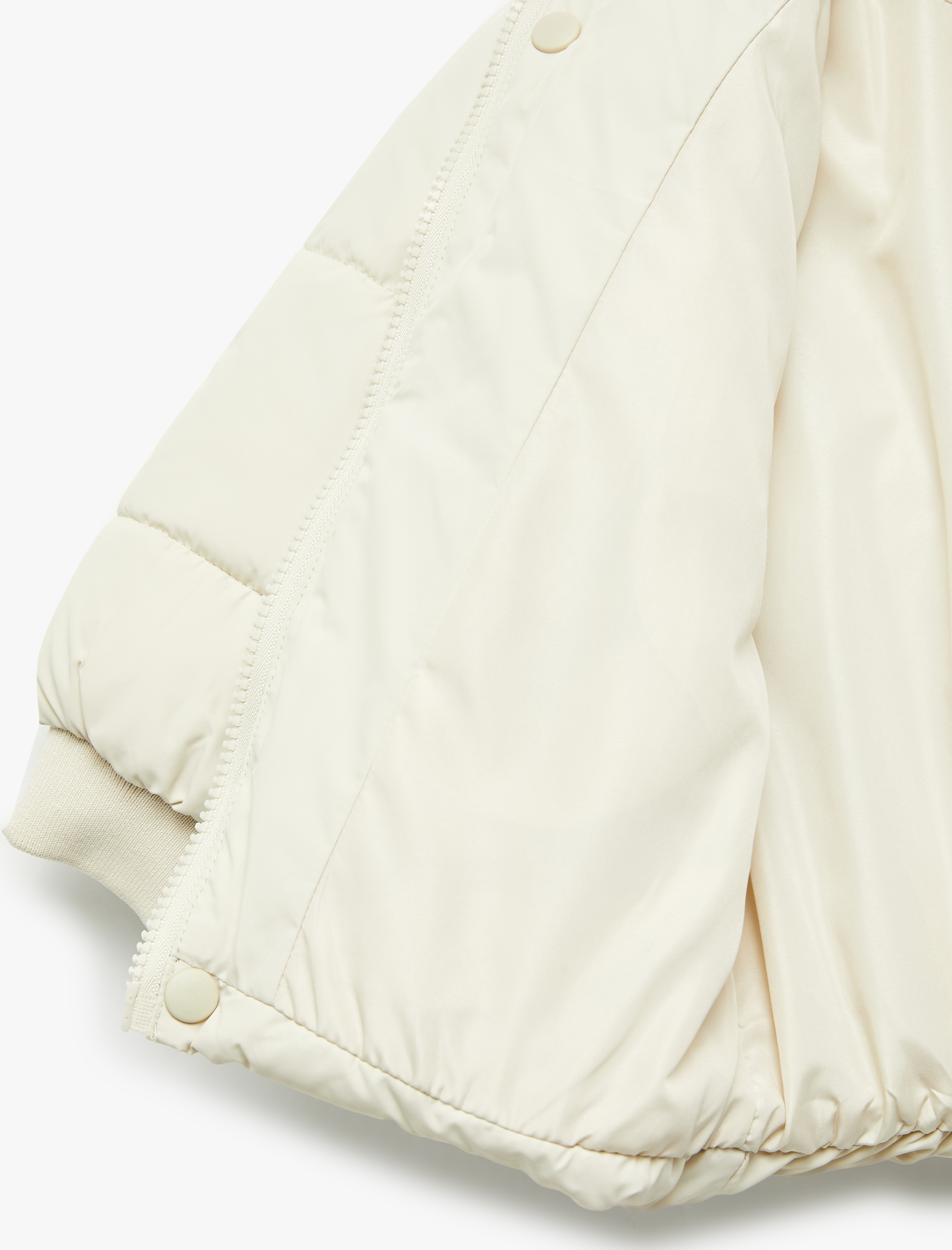  Erkek Bebek Uzun Kollu Cepli Pamuk Astarlı Dik Yaka Şişme Mont