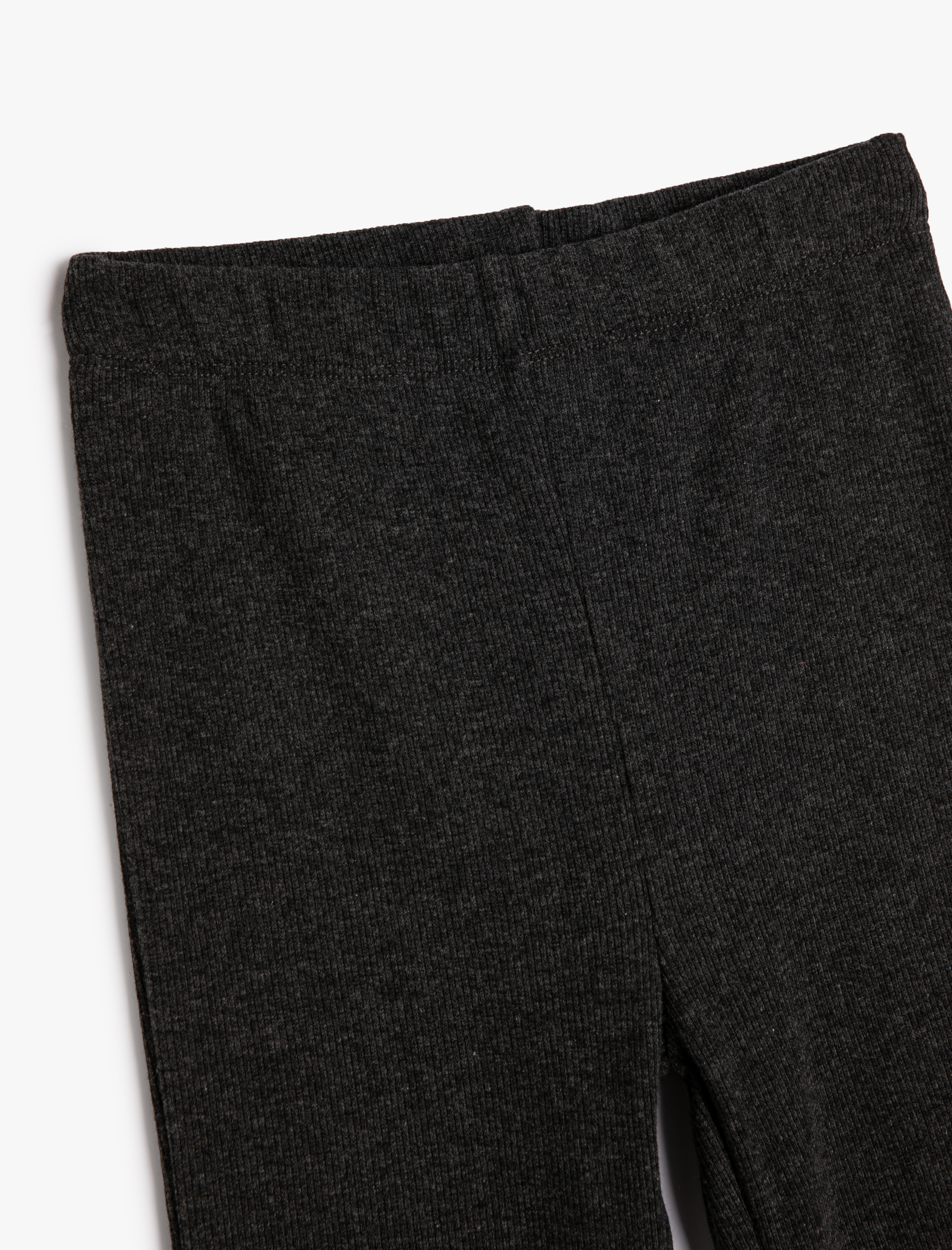  Kız Çocuk Basic İspanyol Paça Pantolon Beli Lastikli