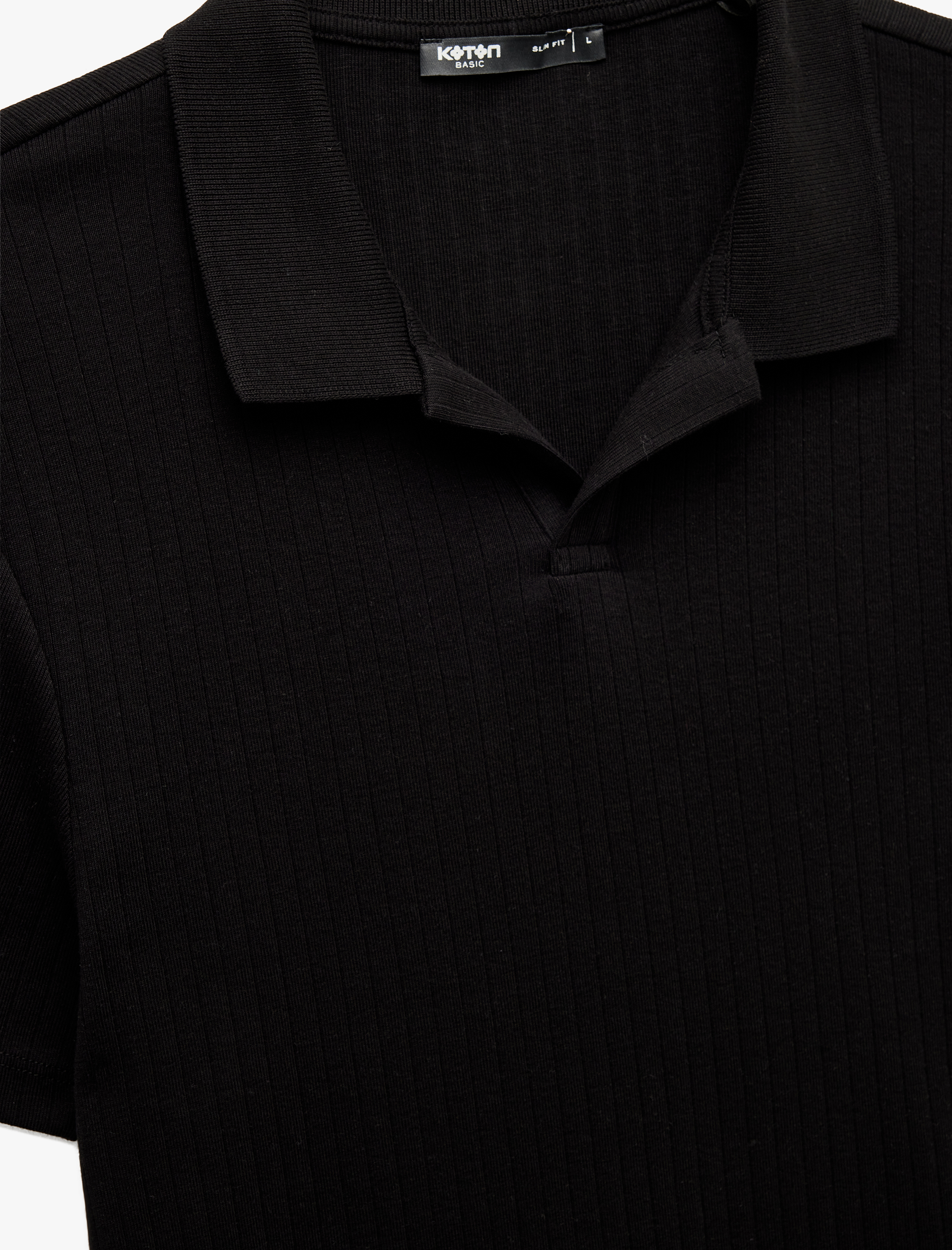   Kısa Kollu Pamuklu Slim Fit Polo Yaka Tişört