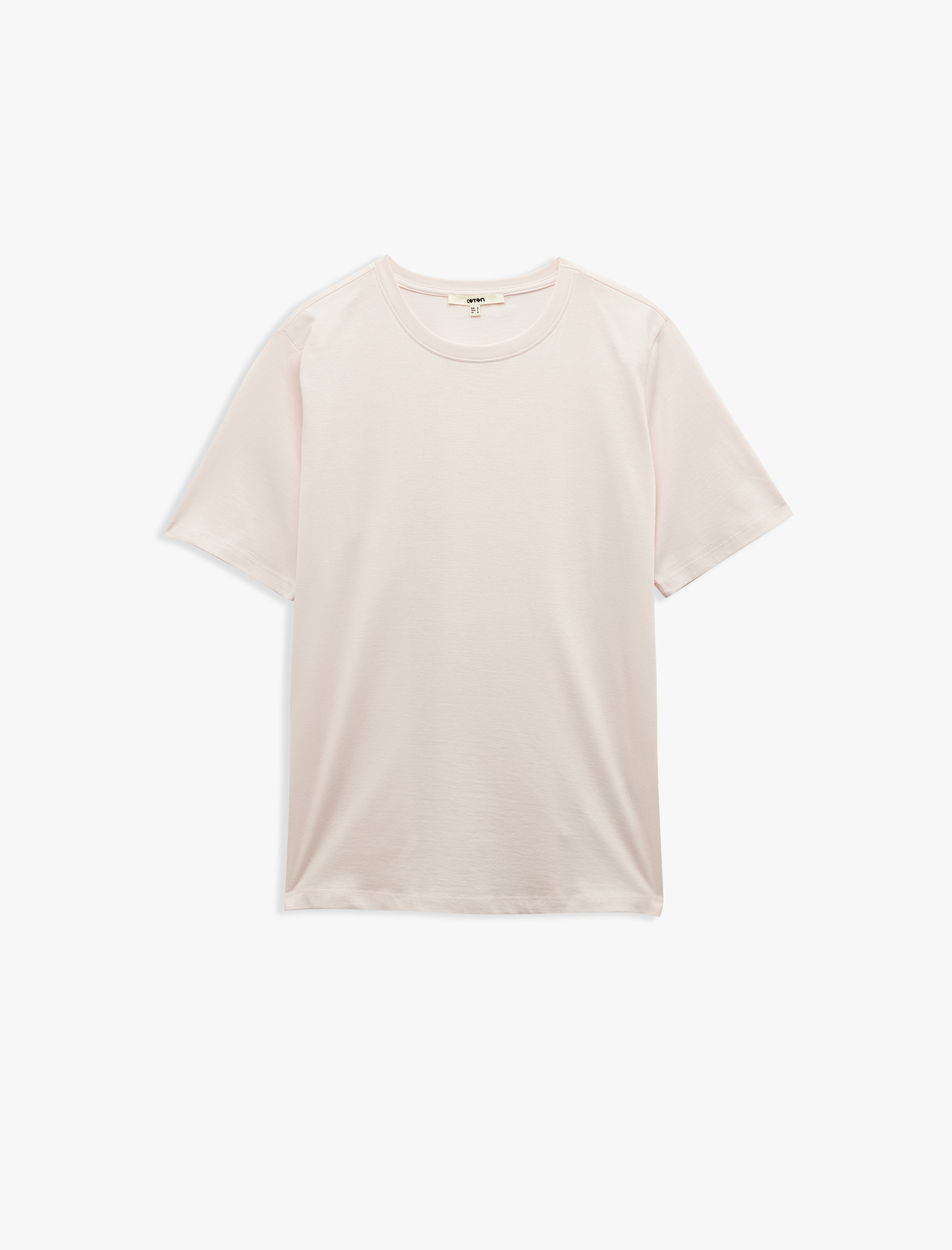   5'li Pamuklu Bisiklet Yaka Kısa Kollu Kadın Tişört Seti