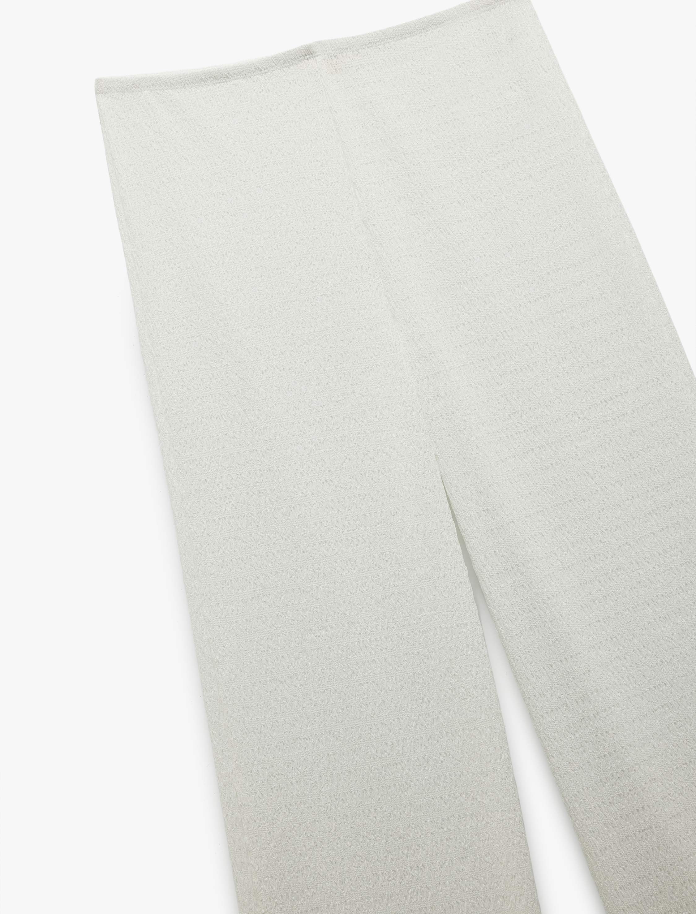   Bürümcük Kumaş Düz Geniş Paça Pantolon