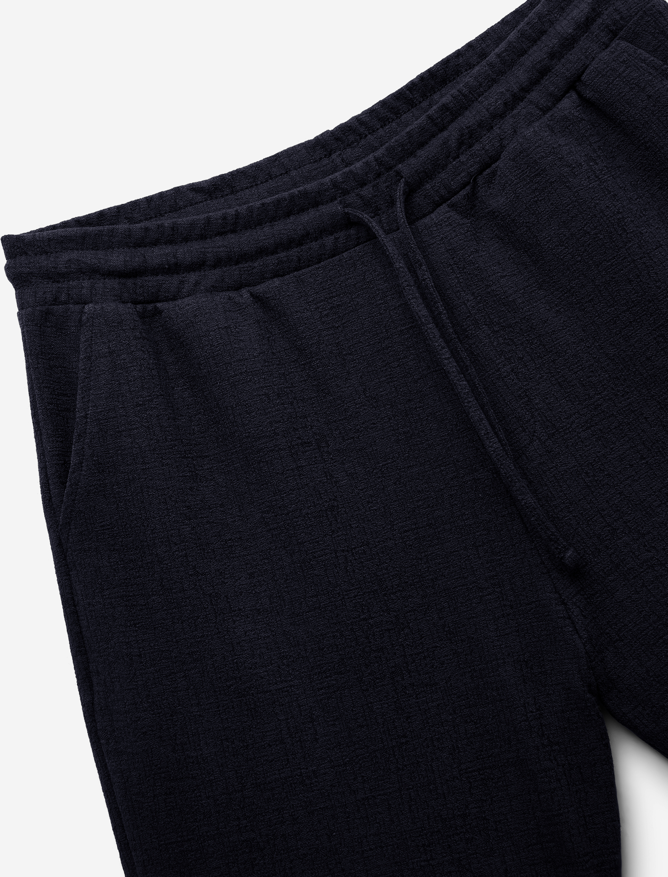   Pamuklu Dokulu Bermuda Beli Bağcıklı Şort