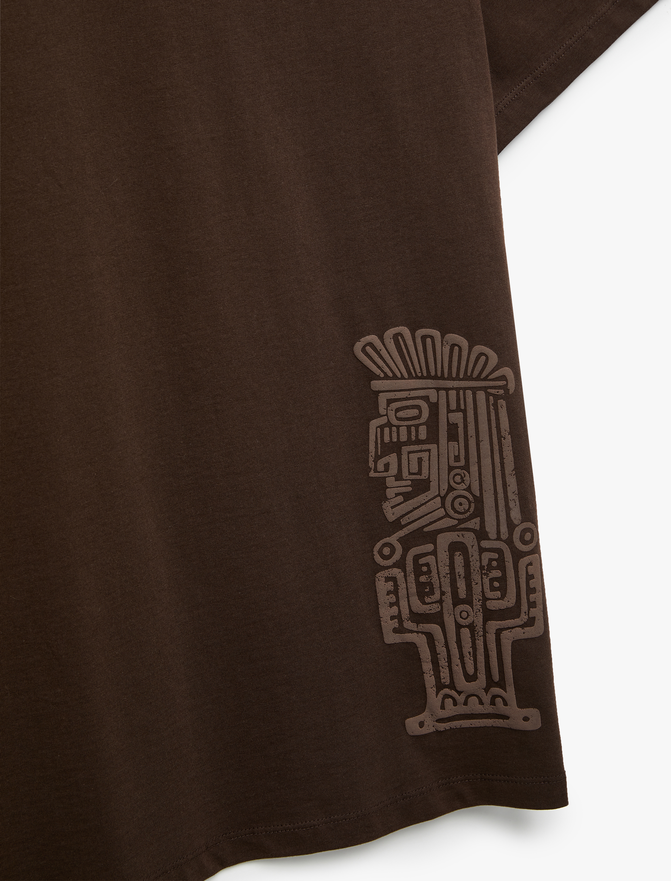   Bisiklet Yaka Regular Fit Kısa Kollu Pamuklu Baskılı Tişört