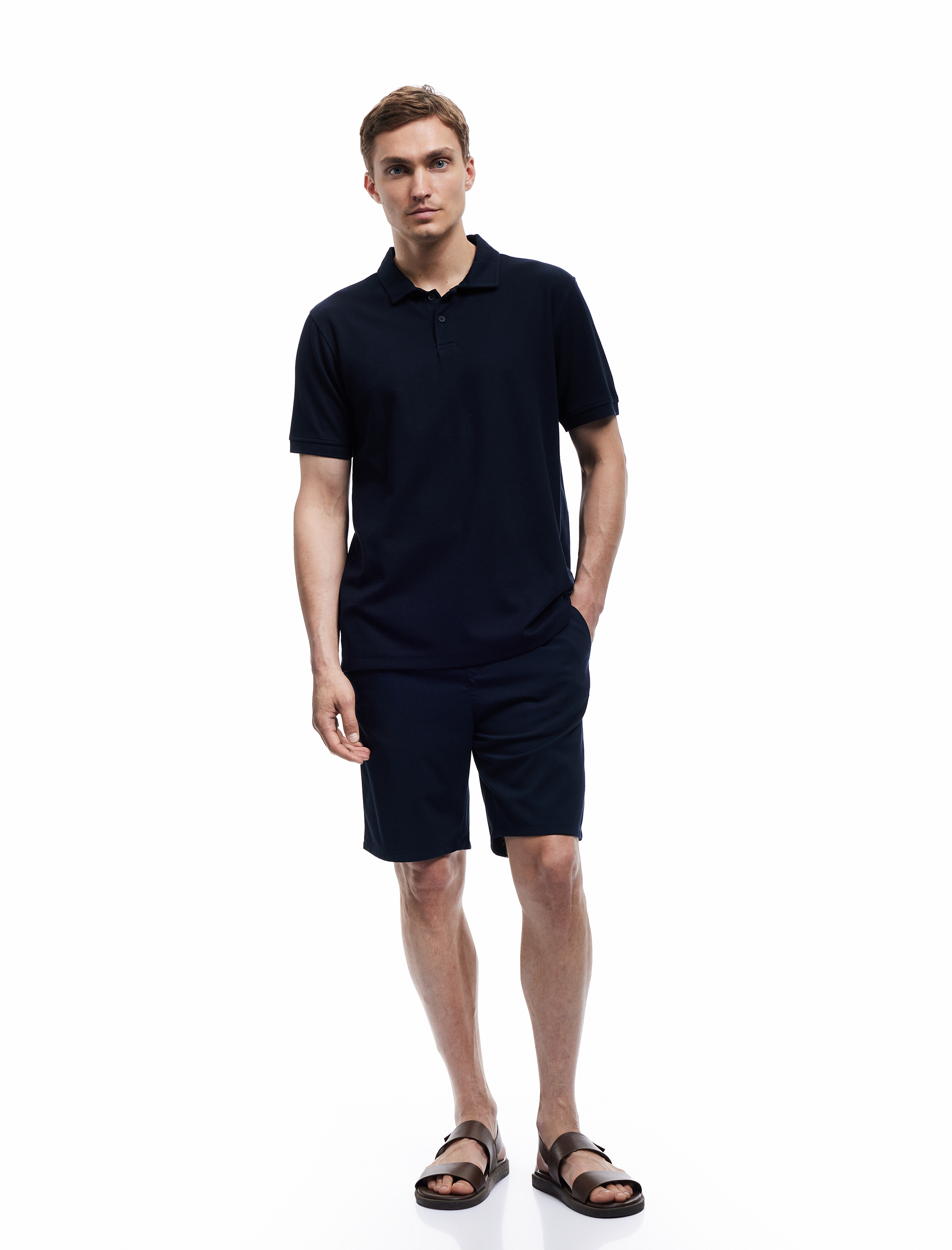   Pamuklu Düğmeli Regular Fit Kısa Kollu Polo Yaka Tişört