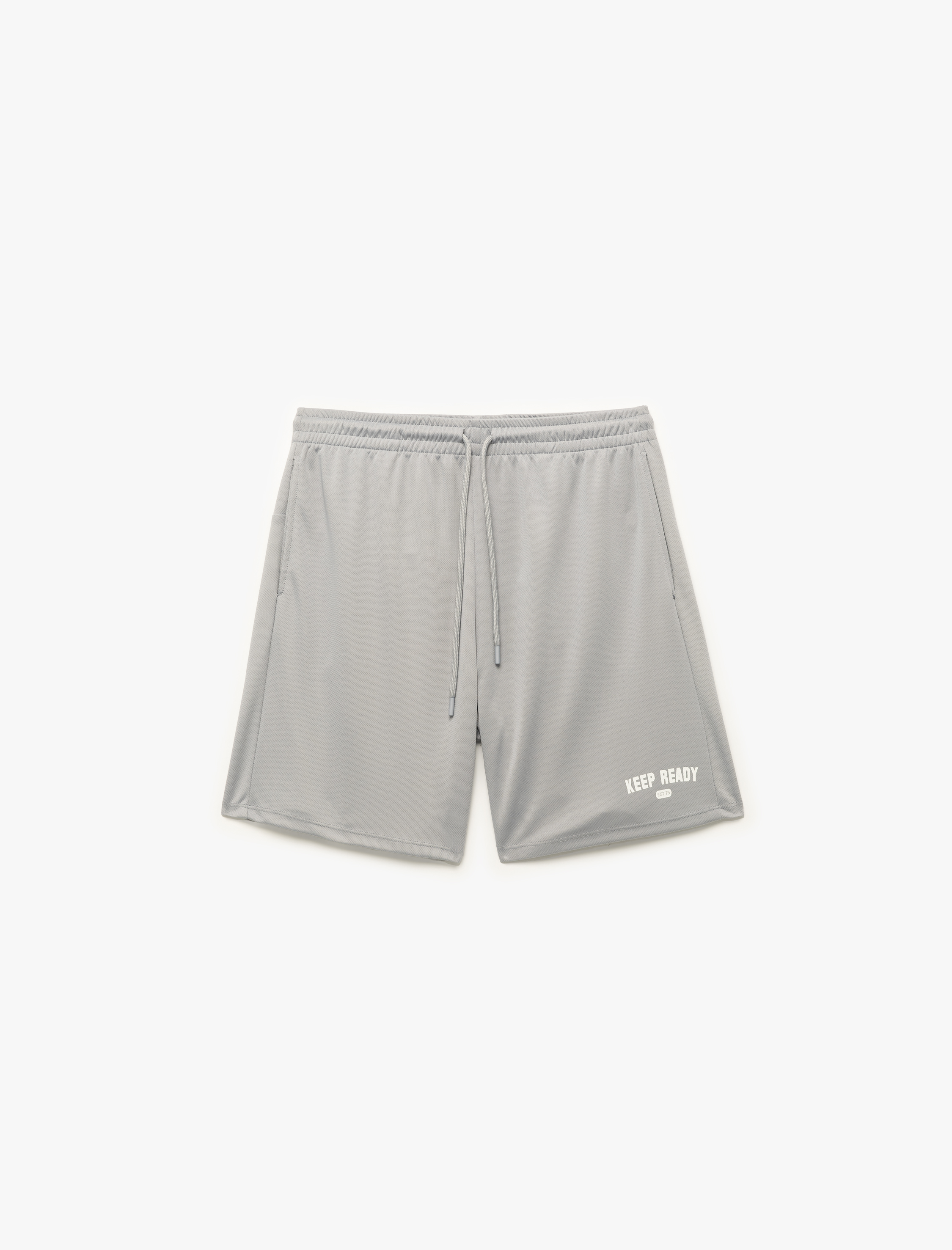   Baskılı Cep Detaylı Beli Bağcıklı Spor Şort