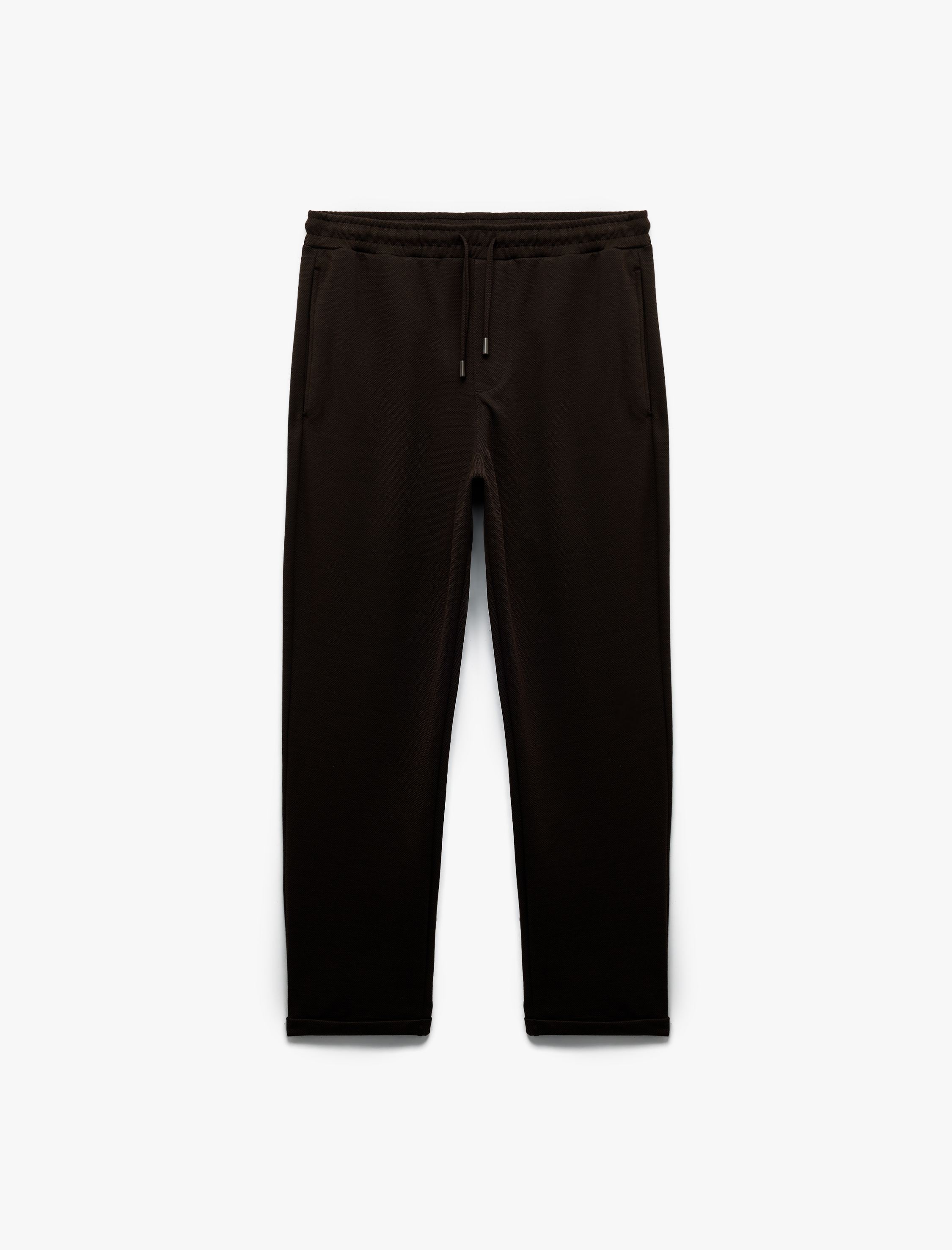   Katlamalı Paça Cep Detaylı Beli Bağcıklı Eşofman Pantolon