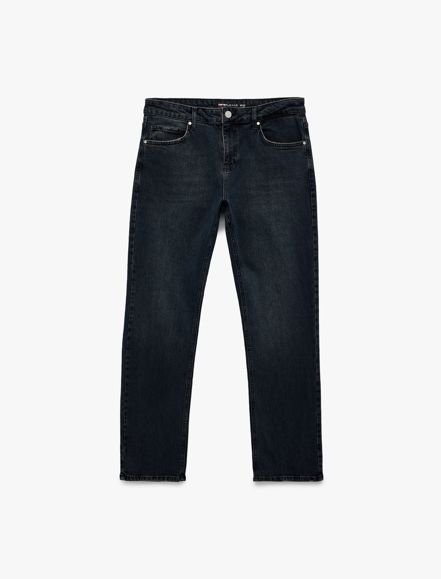   Normal Bel Straight Fit Jean Pantolon - Mark Jean