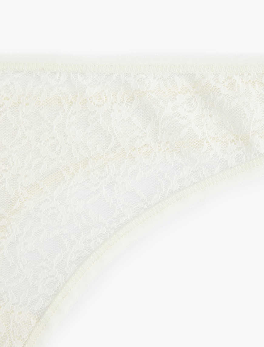   Transparan Dantelli String Külot